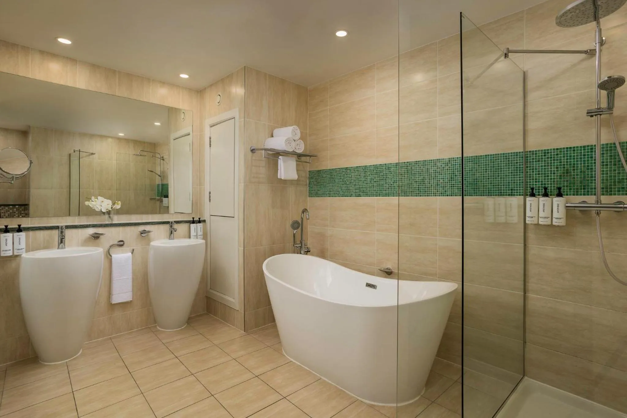 Bathroom in Crowne Plaza Dublin Blanchardstown by IHG