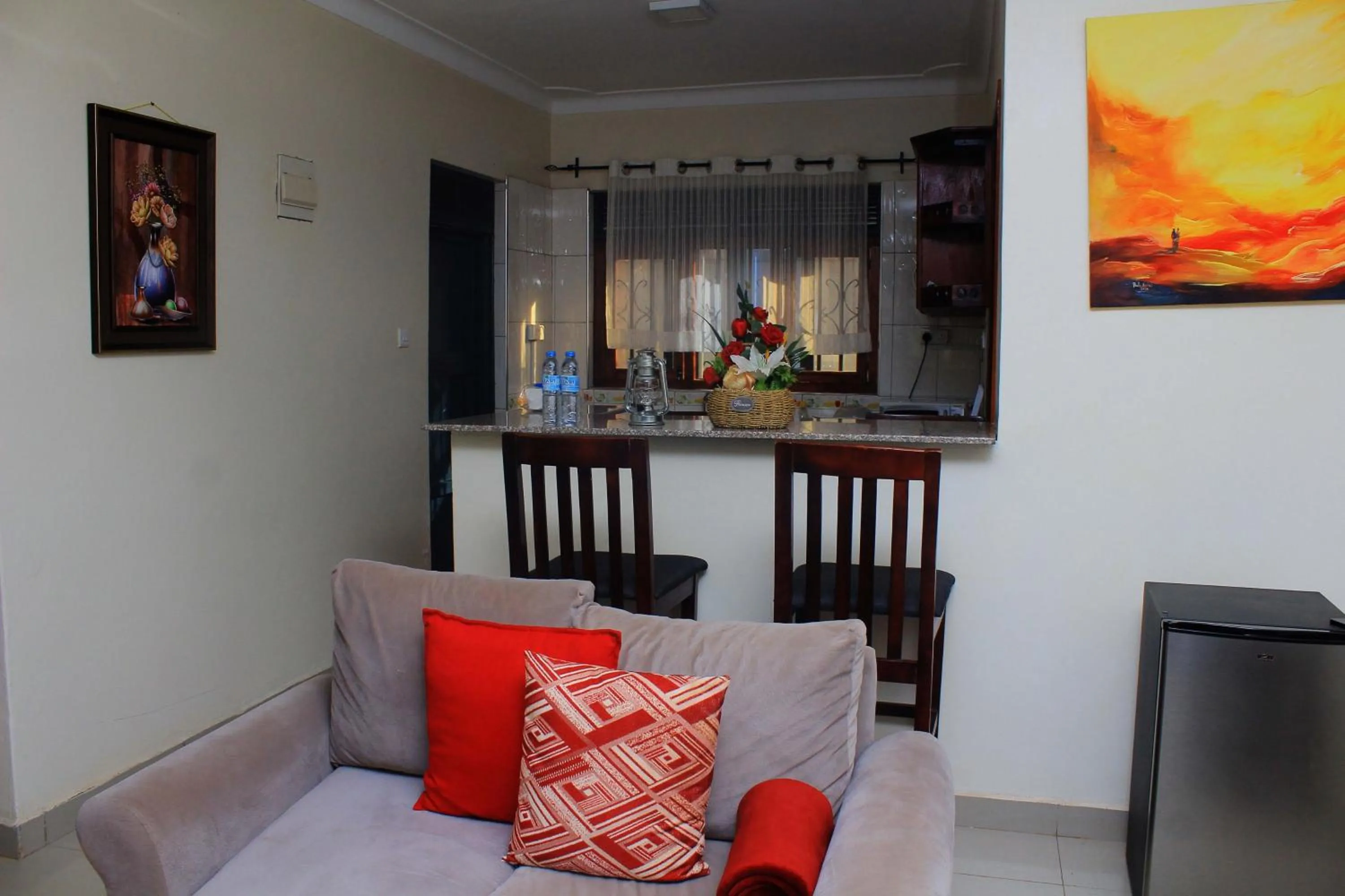 Living room in MAMIKKI Hotel Apartments