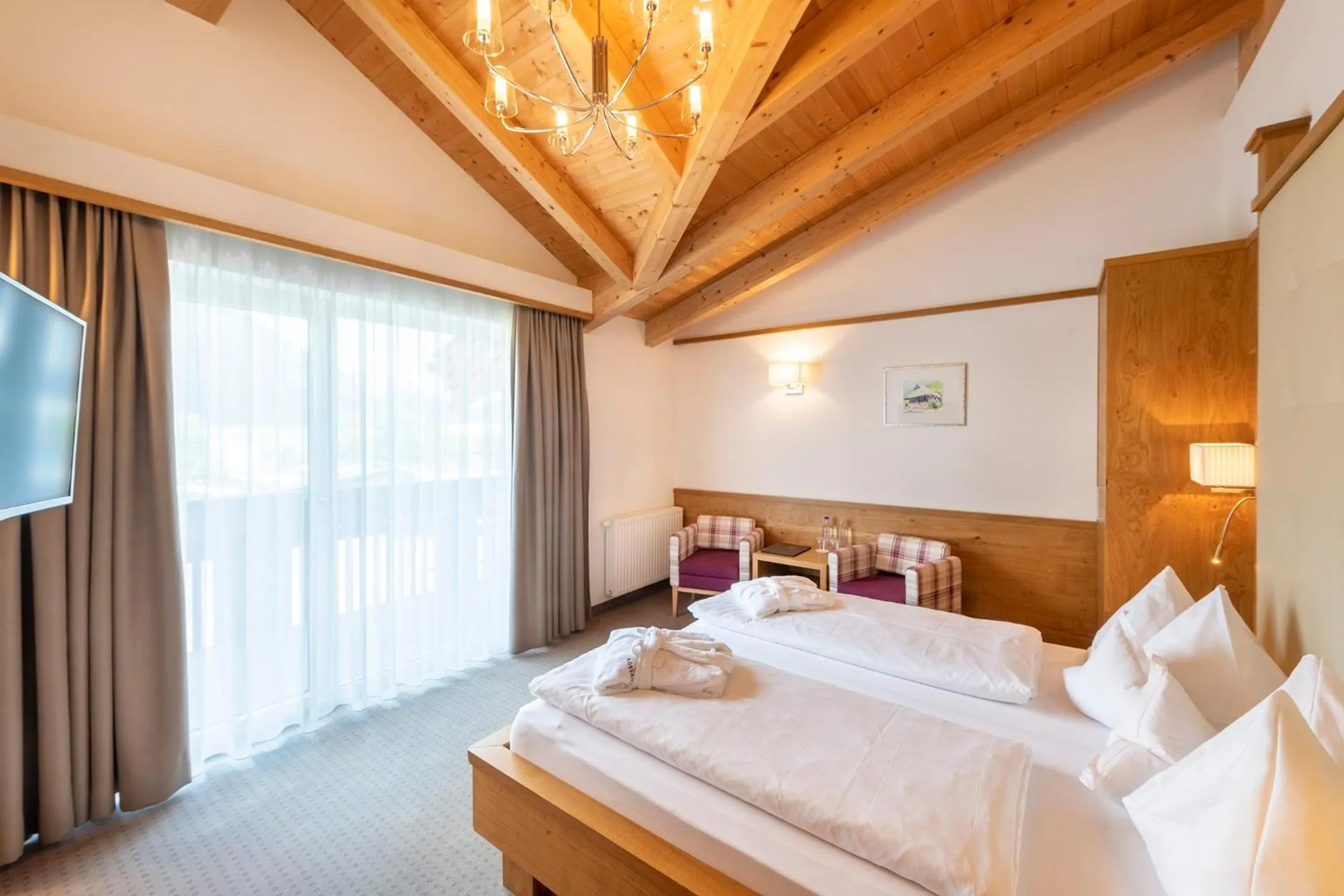 Bed in Hotel Rosskopf