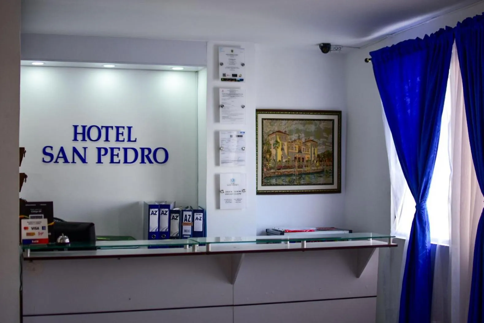 Property logo or sign in Hotel San Pedro