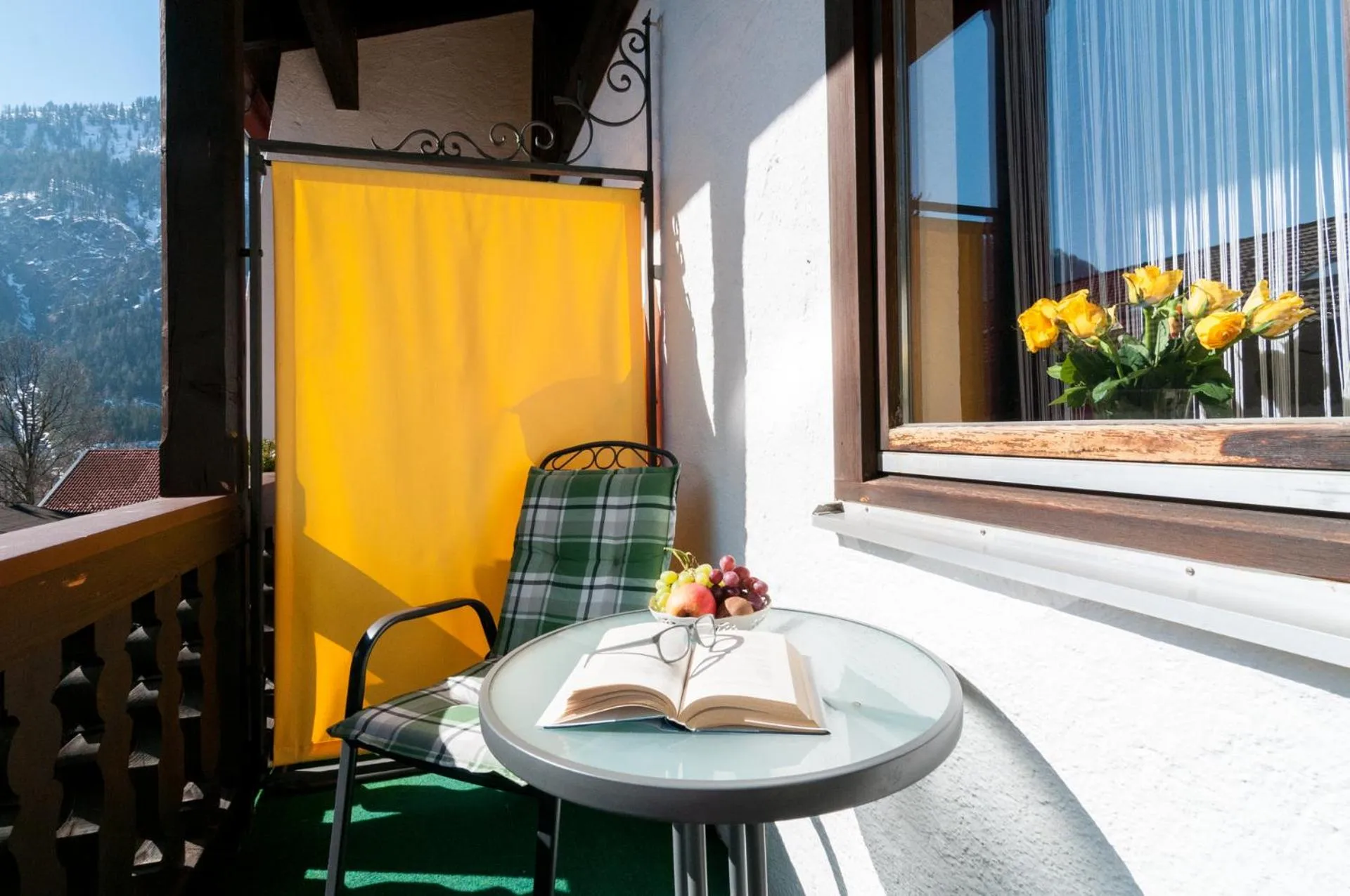Balcony/Terrace in Hotel Effland -Sauna -Pool