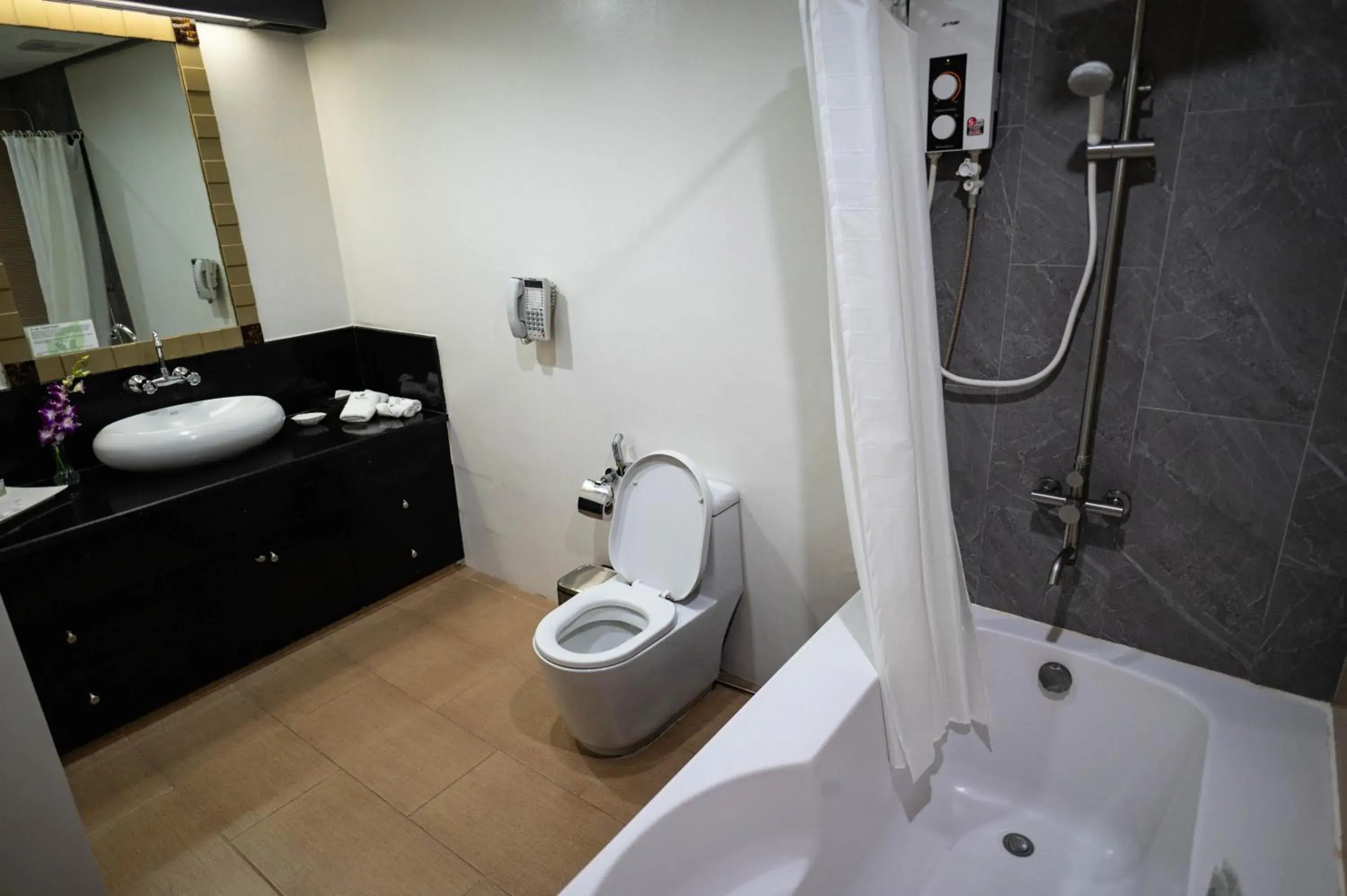 Bathroom in The Apo View Hotel Bathroom in The Apo View Hotel