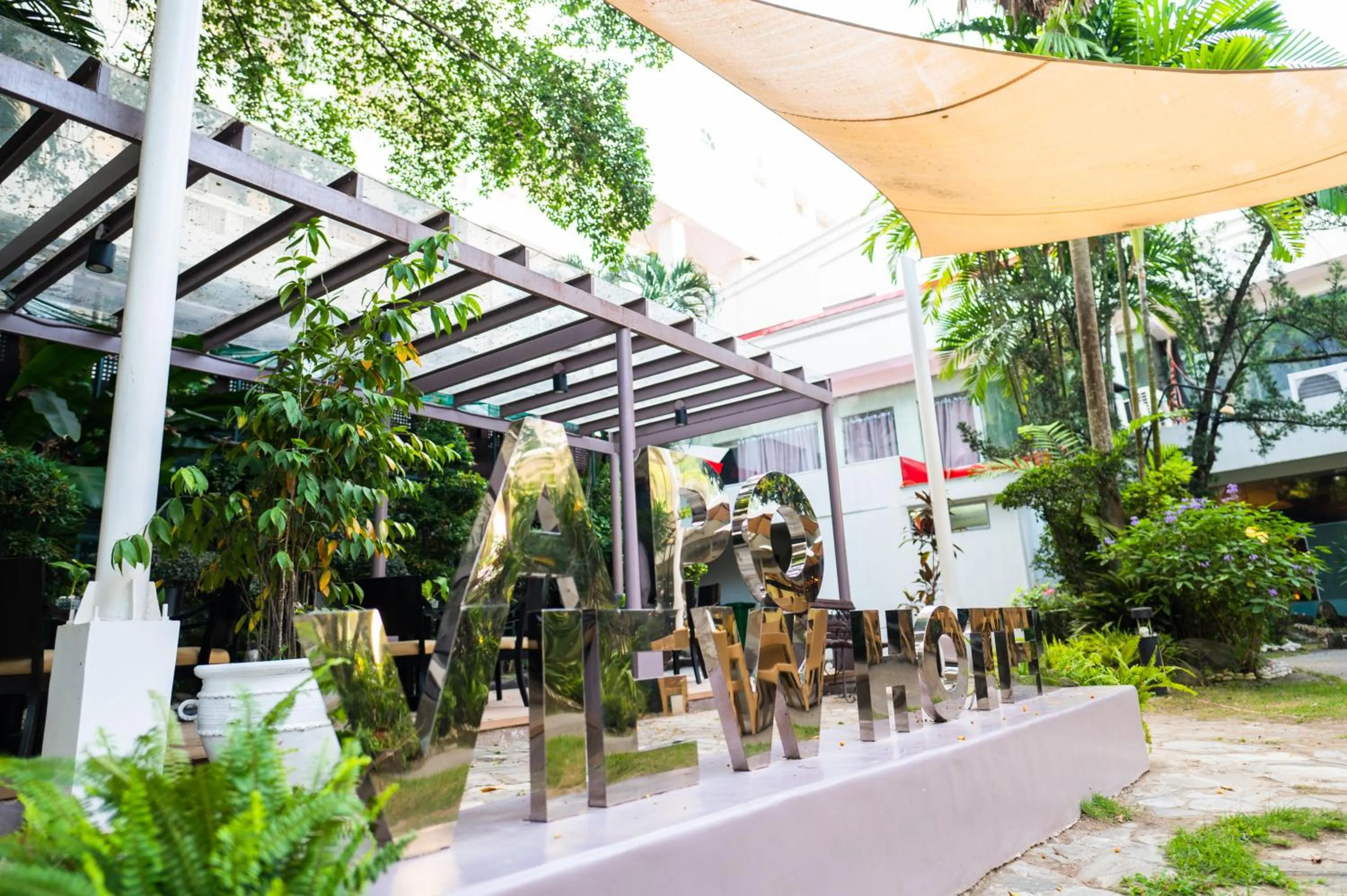 Garden in The Apo View Hotel