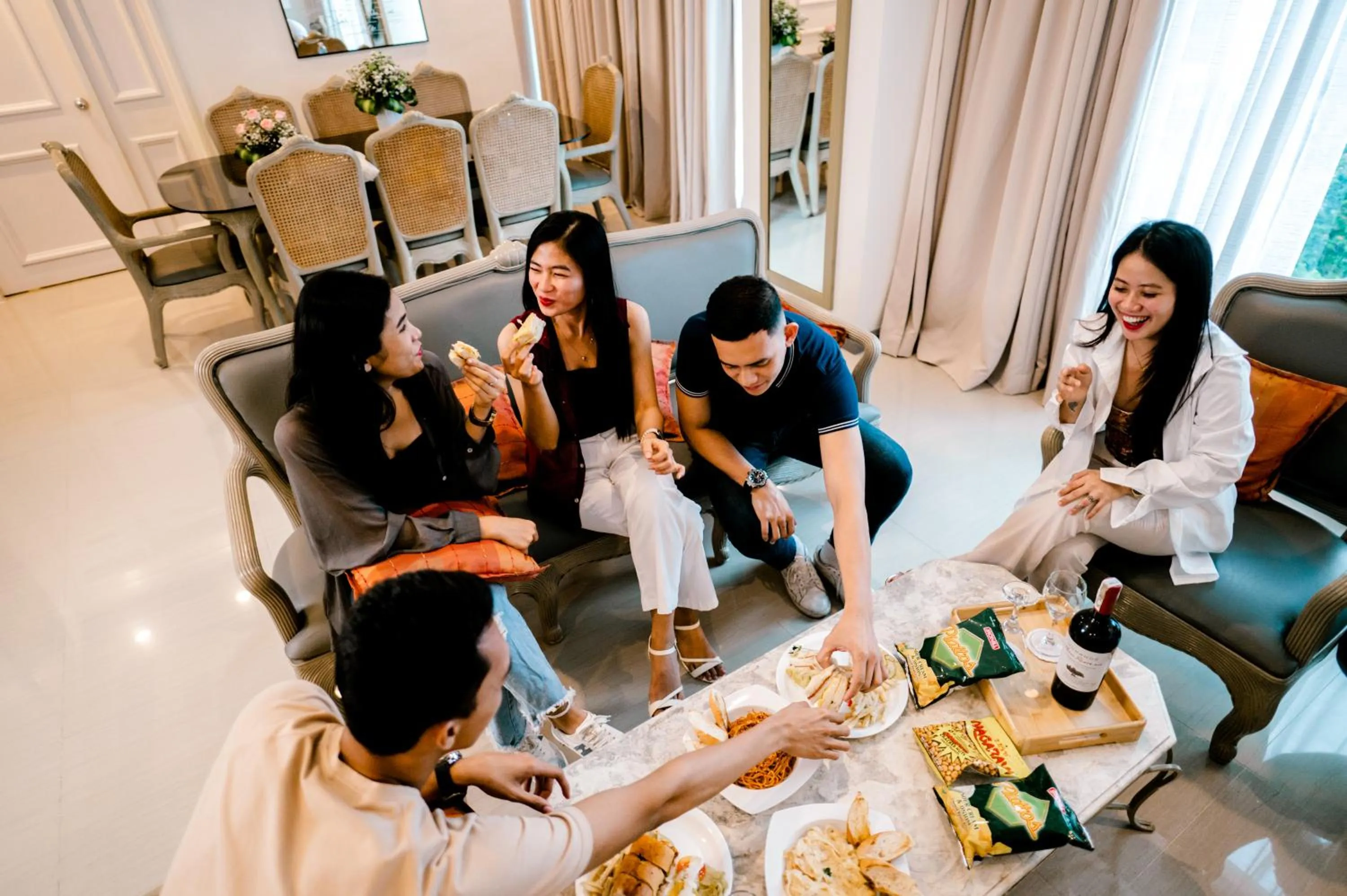 Guests in The Apo View Hotel