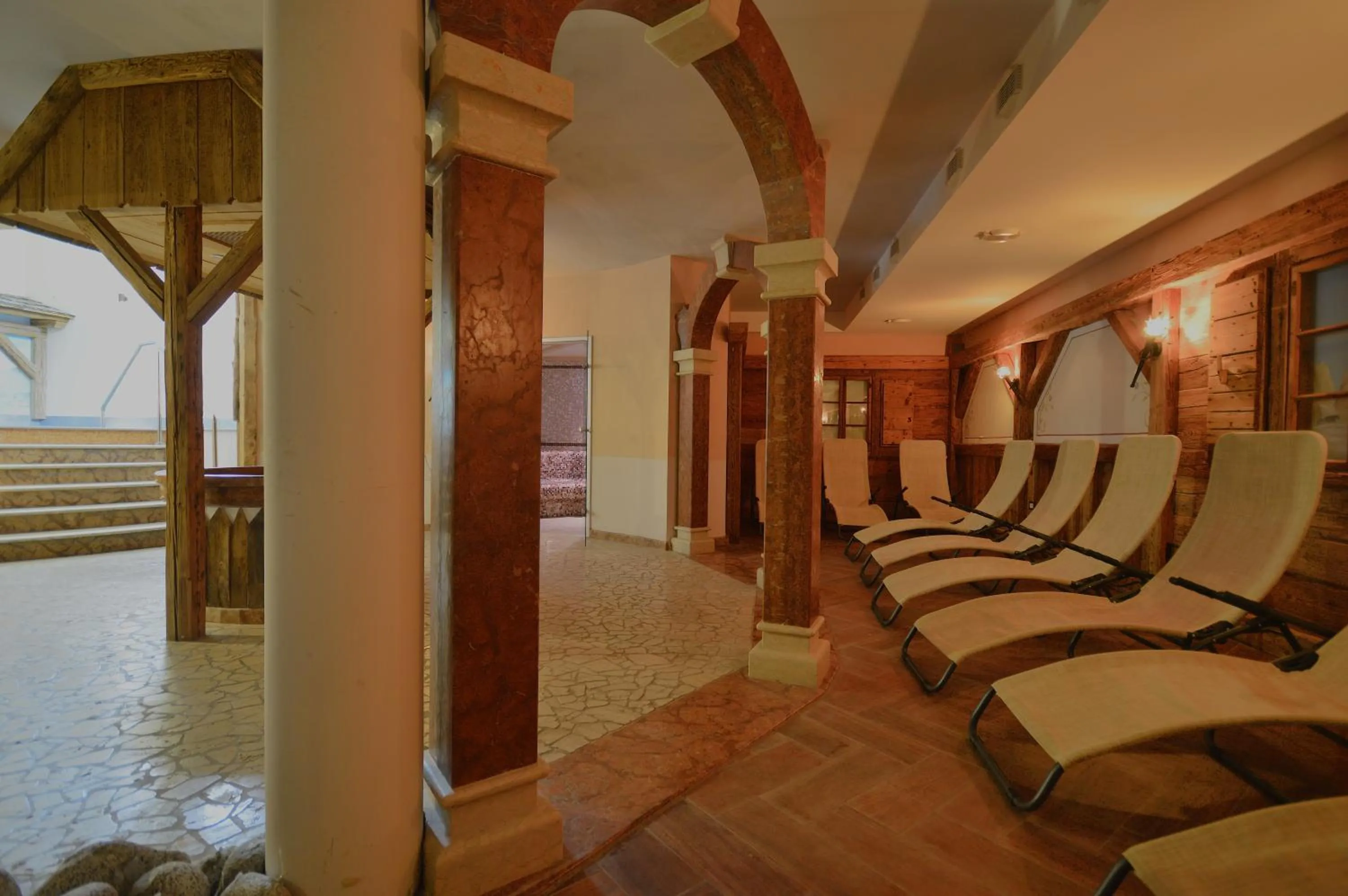 Seating area in Hotel Villa Fosine
