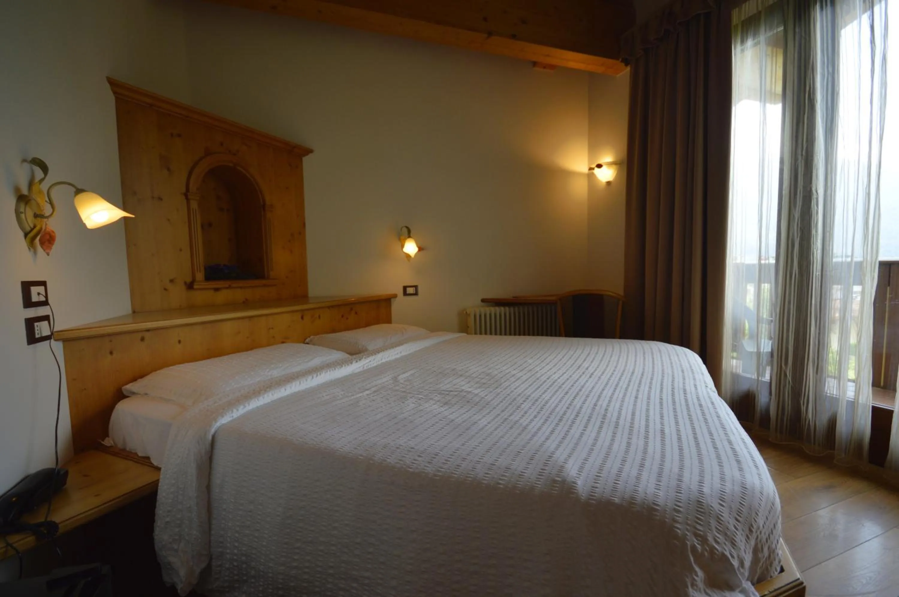 Bed in Hotel Villa Fosine