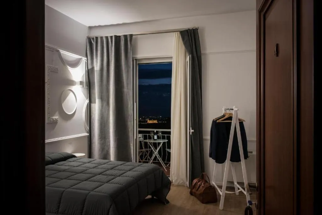 View (from property/room), Bed in Panoramica dei Templi B&B