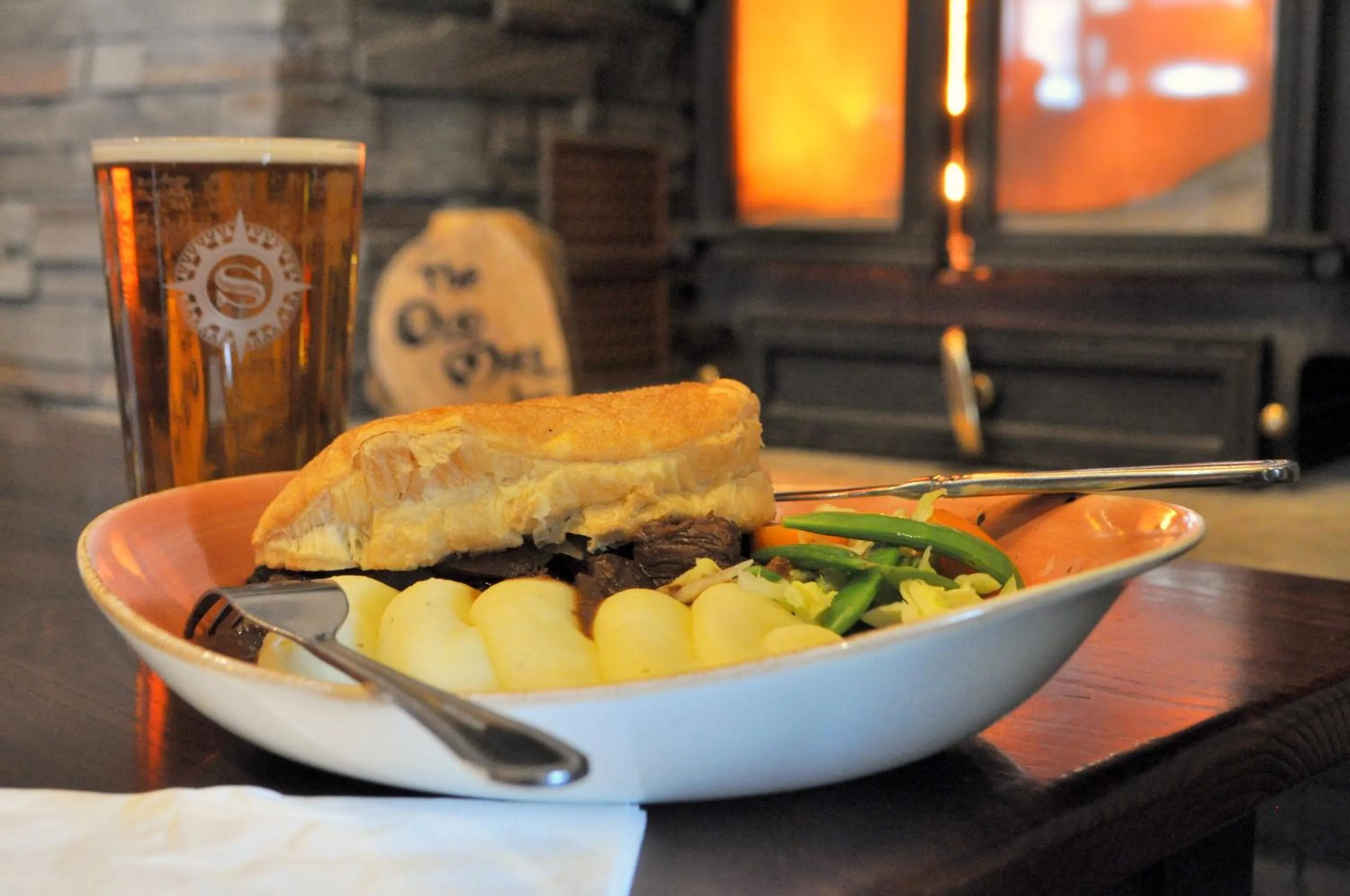 Food close-up in The Old Mill Inn