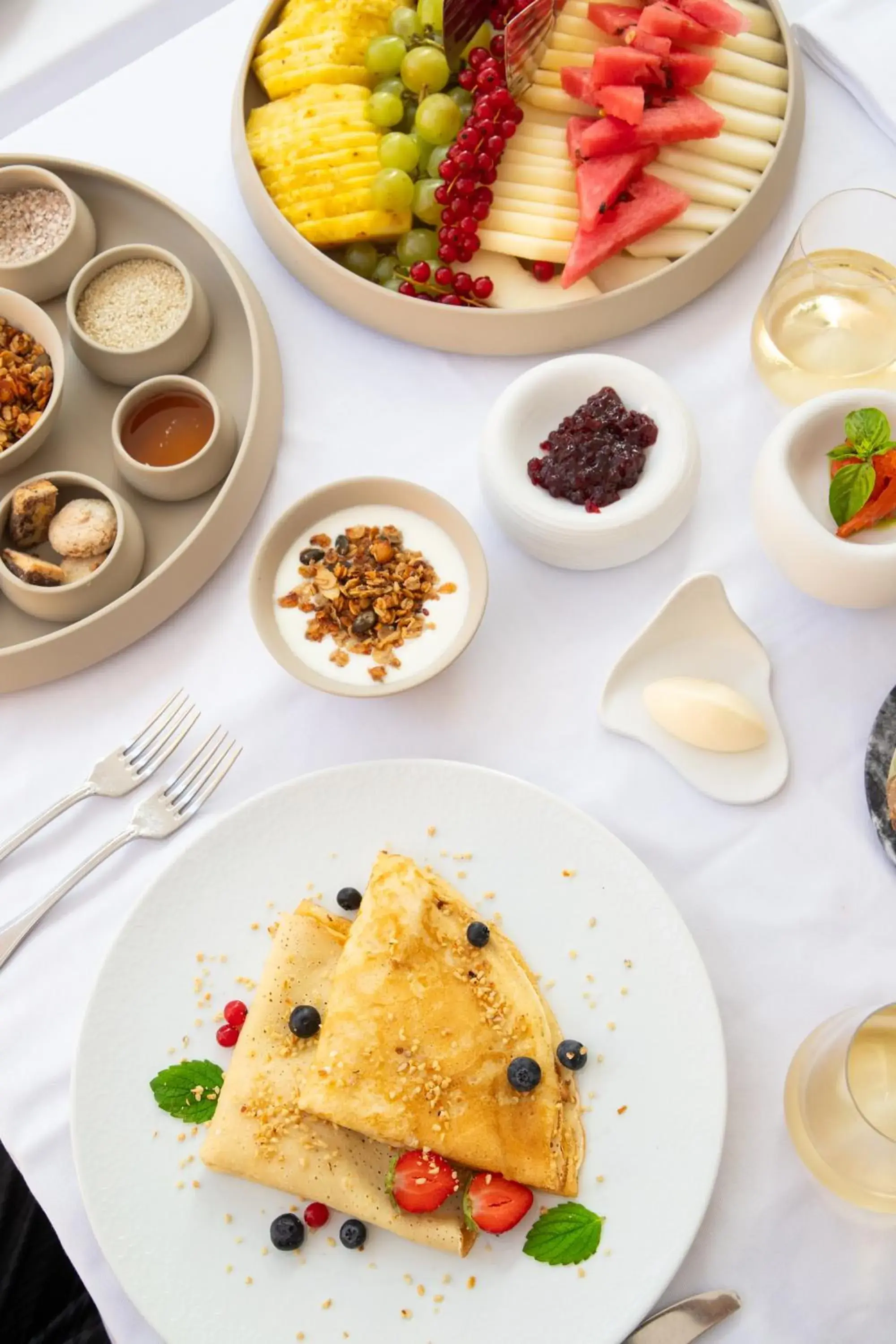 Breakfast in Hotel Grad Otočec - Relais Chateaux Breakfast in Hotel Grad Otočec - Relais Chateaux