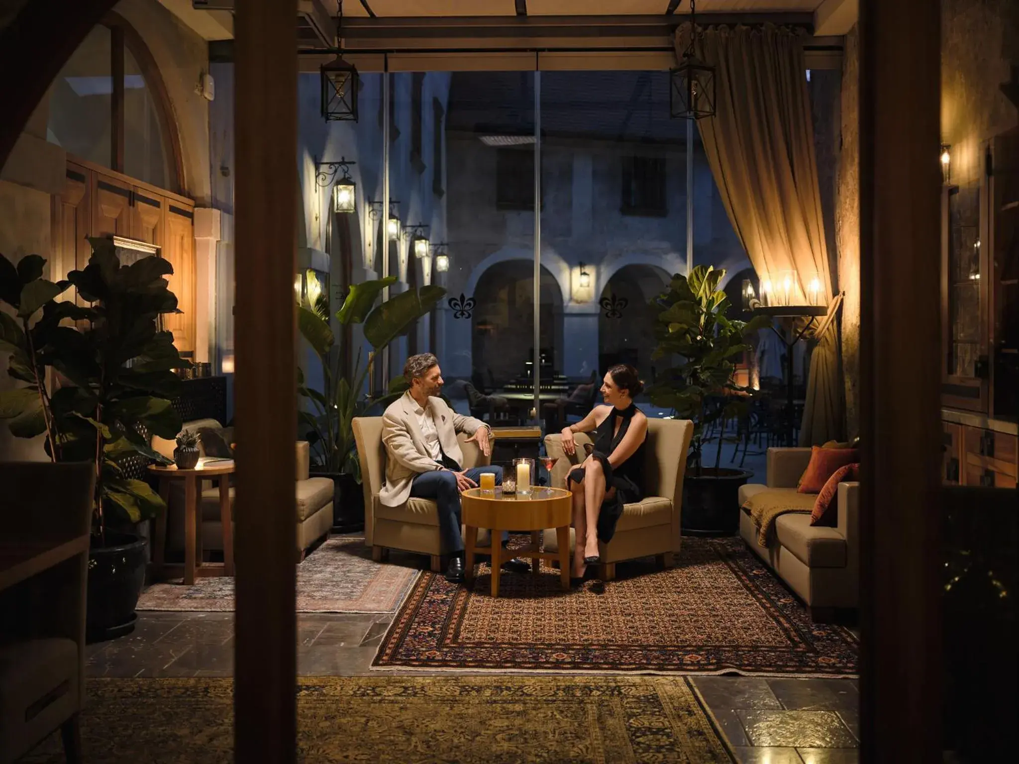 Lounge or bar in Hotel Grad Otočec - Relais Chateaux Lounge or bar in Hotel Grad Otočec - Relais Chateaux