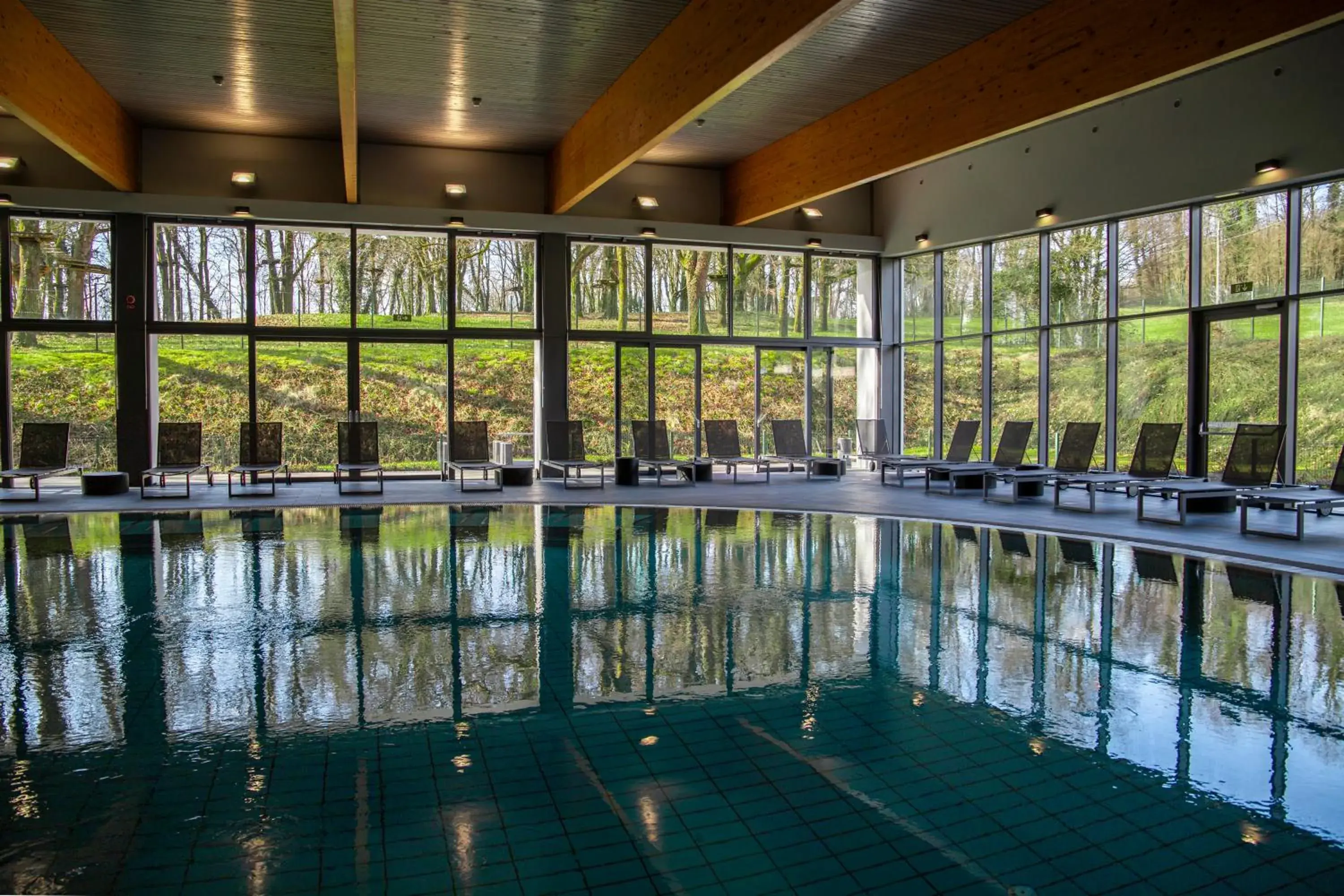 Swimming pool in Hotel Grad Otočec - Relais Chateaux Swimming pool in Hotel Grad Otočec - Relais Chateaux