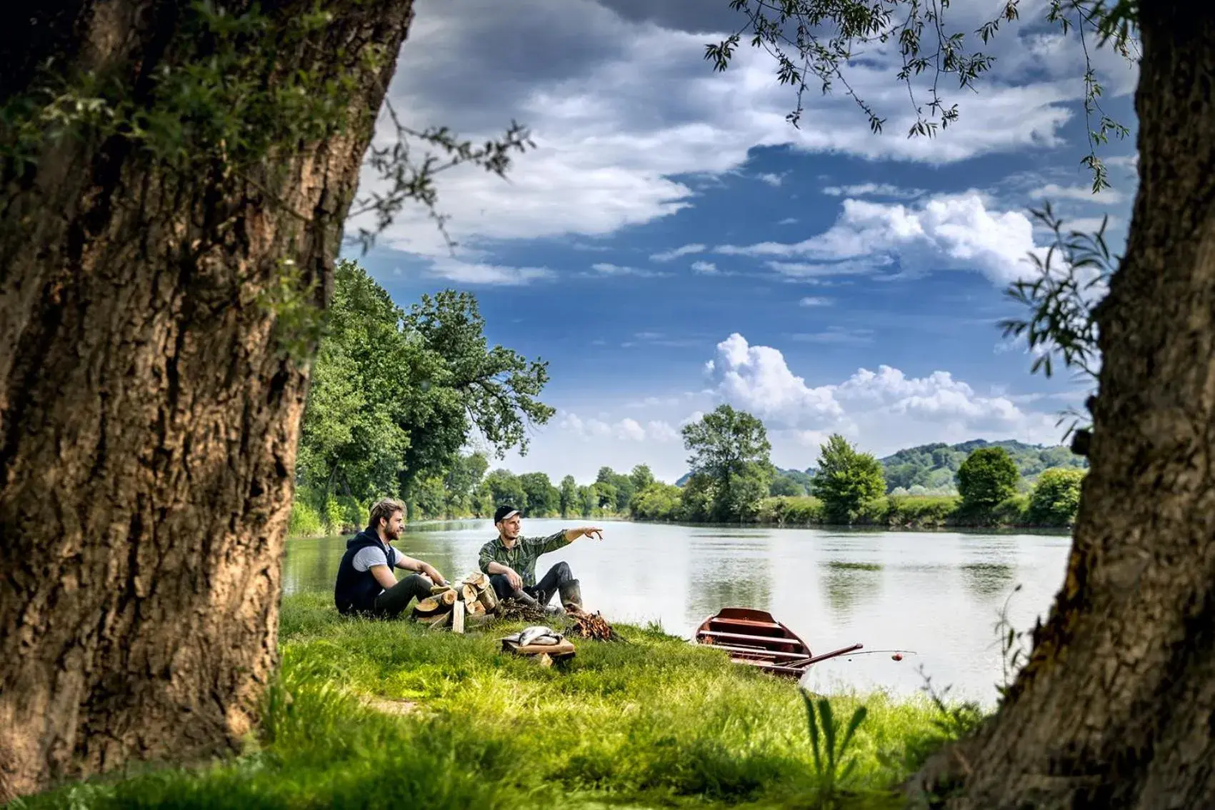 River view in Hotel Grad Otočec - Relais Chateaux River view in Hotel Grad Otočec - Relais Chateaux