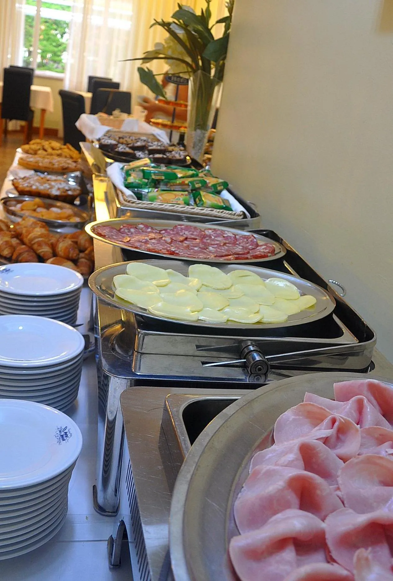 Buffet breakfast in Hotel Beach