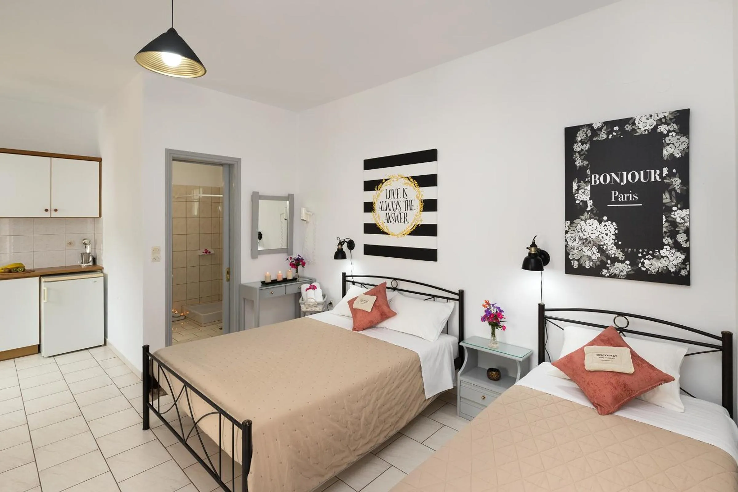 Bed in Letta's Apartments