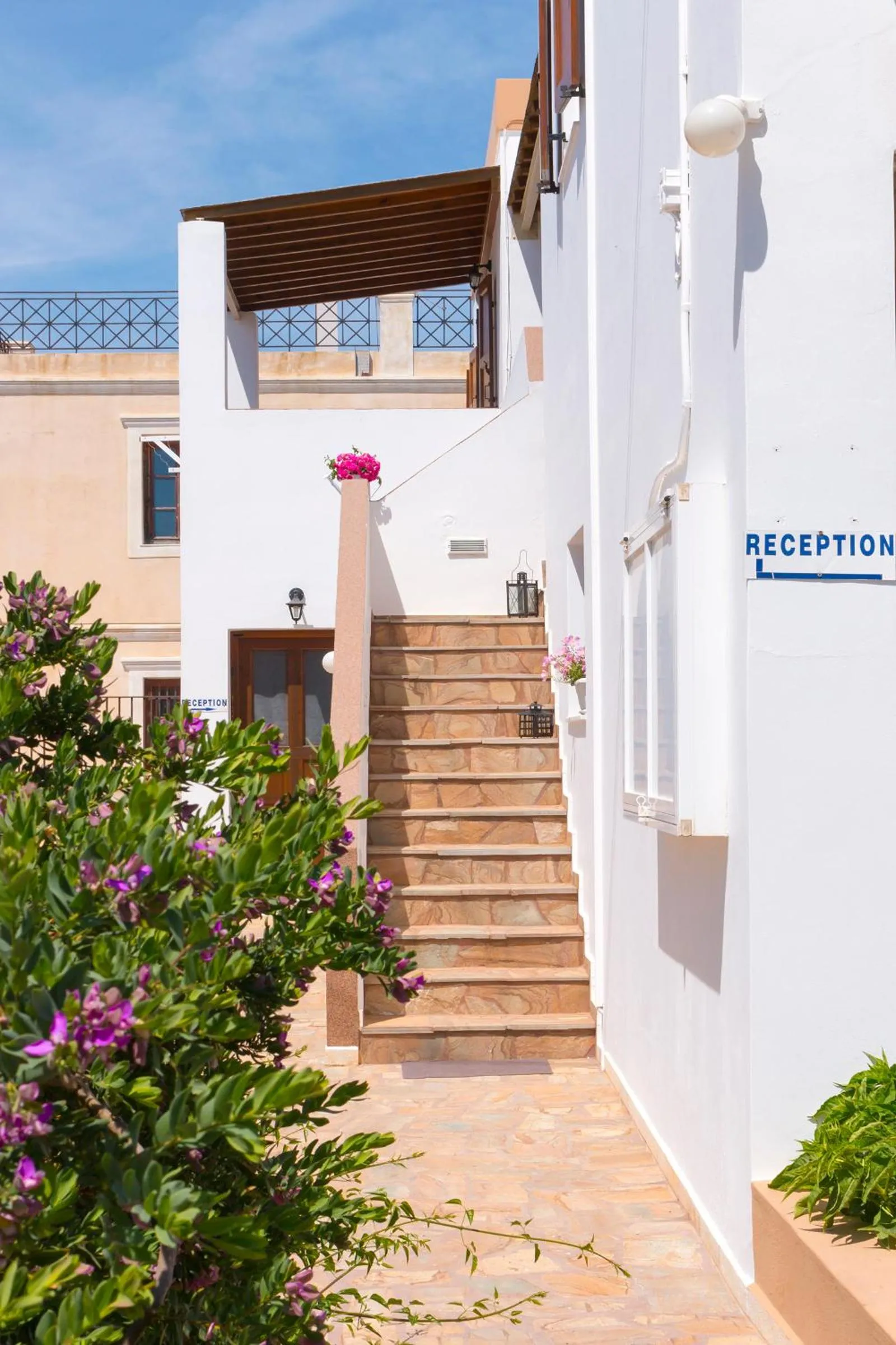 Facade/entrance in Letta's Apartments