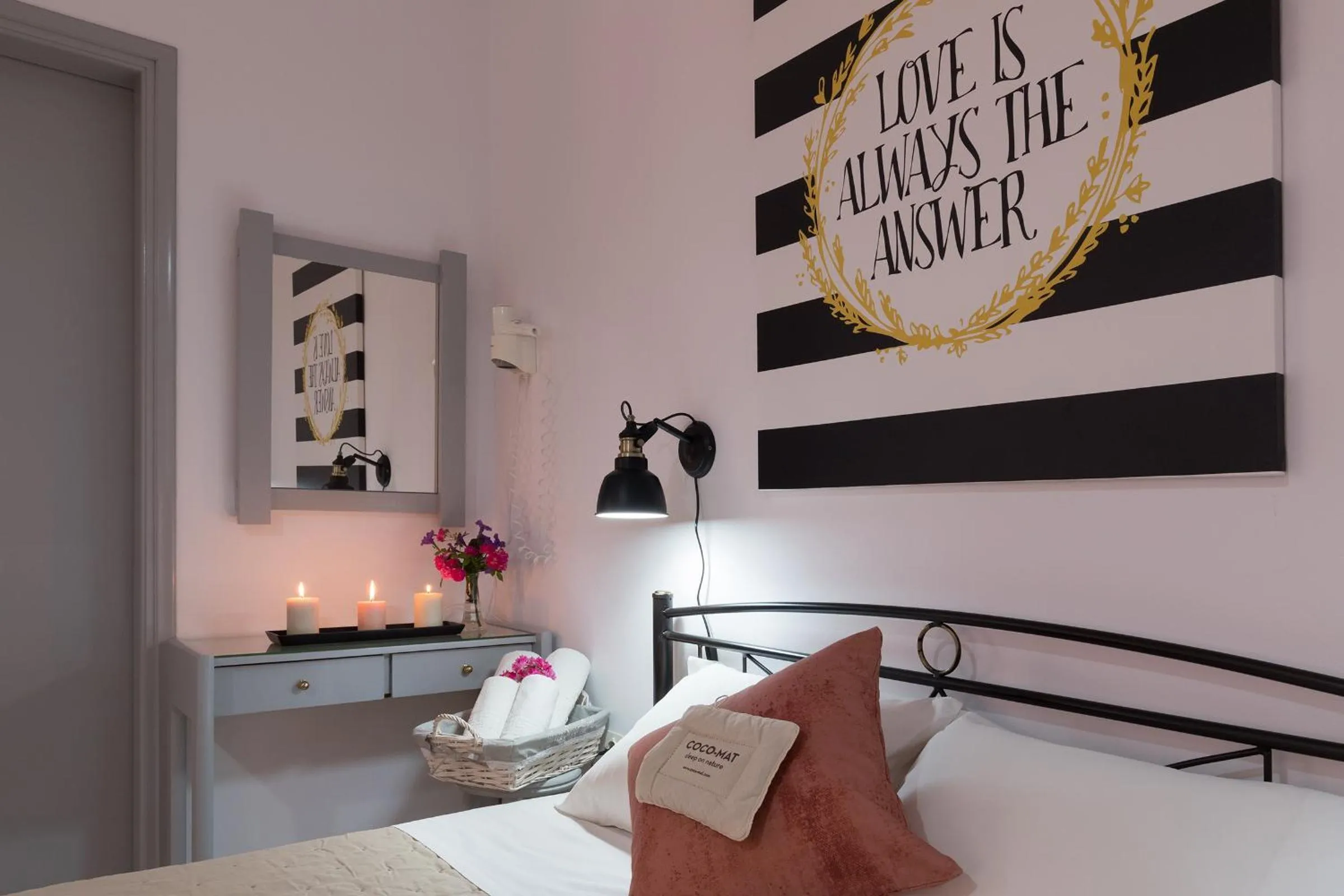 Bed in Letta's Apartments