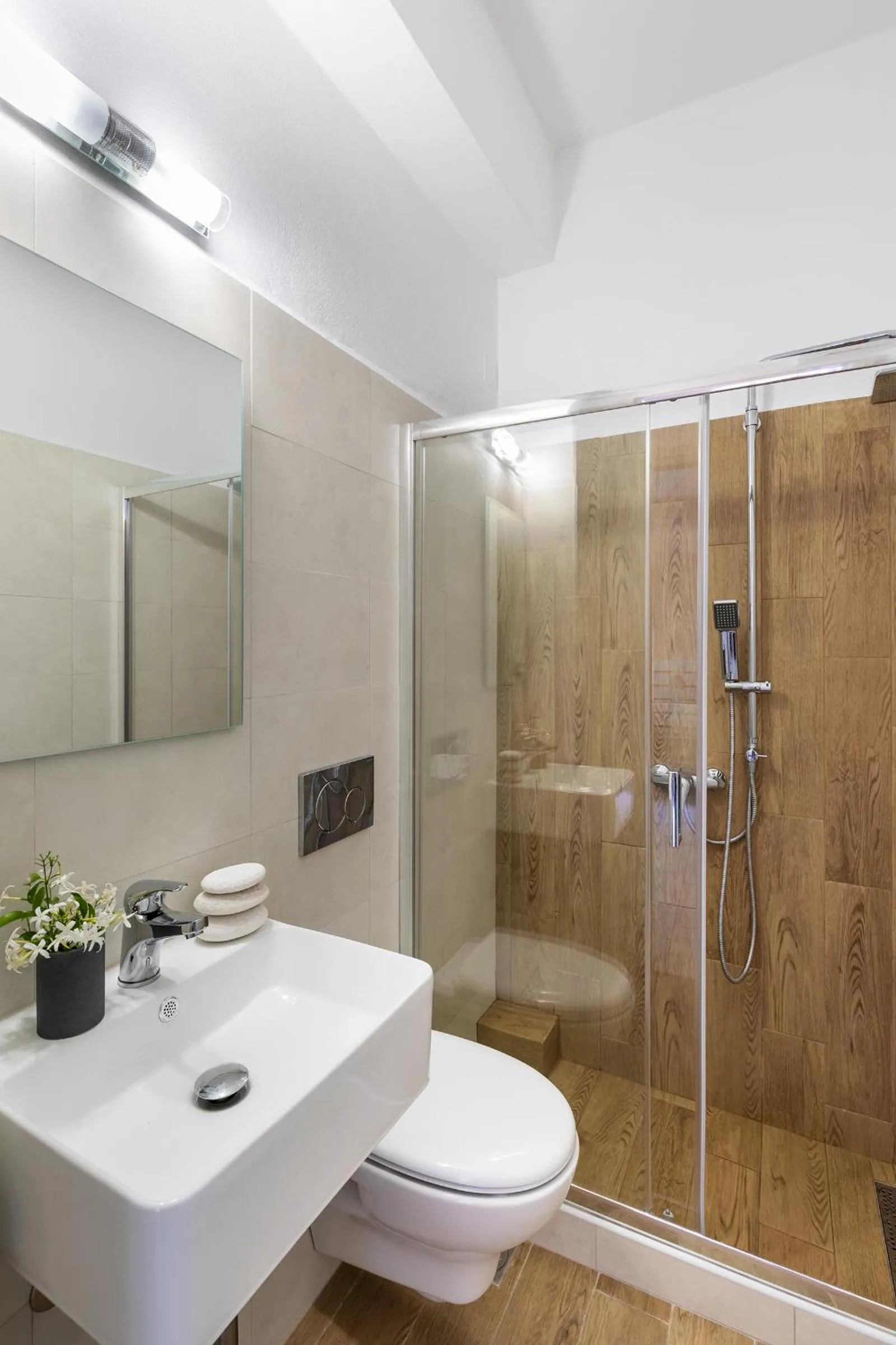 Shower in Letta's Apartments