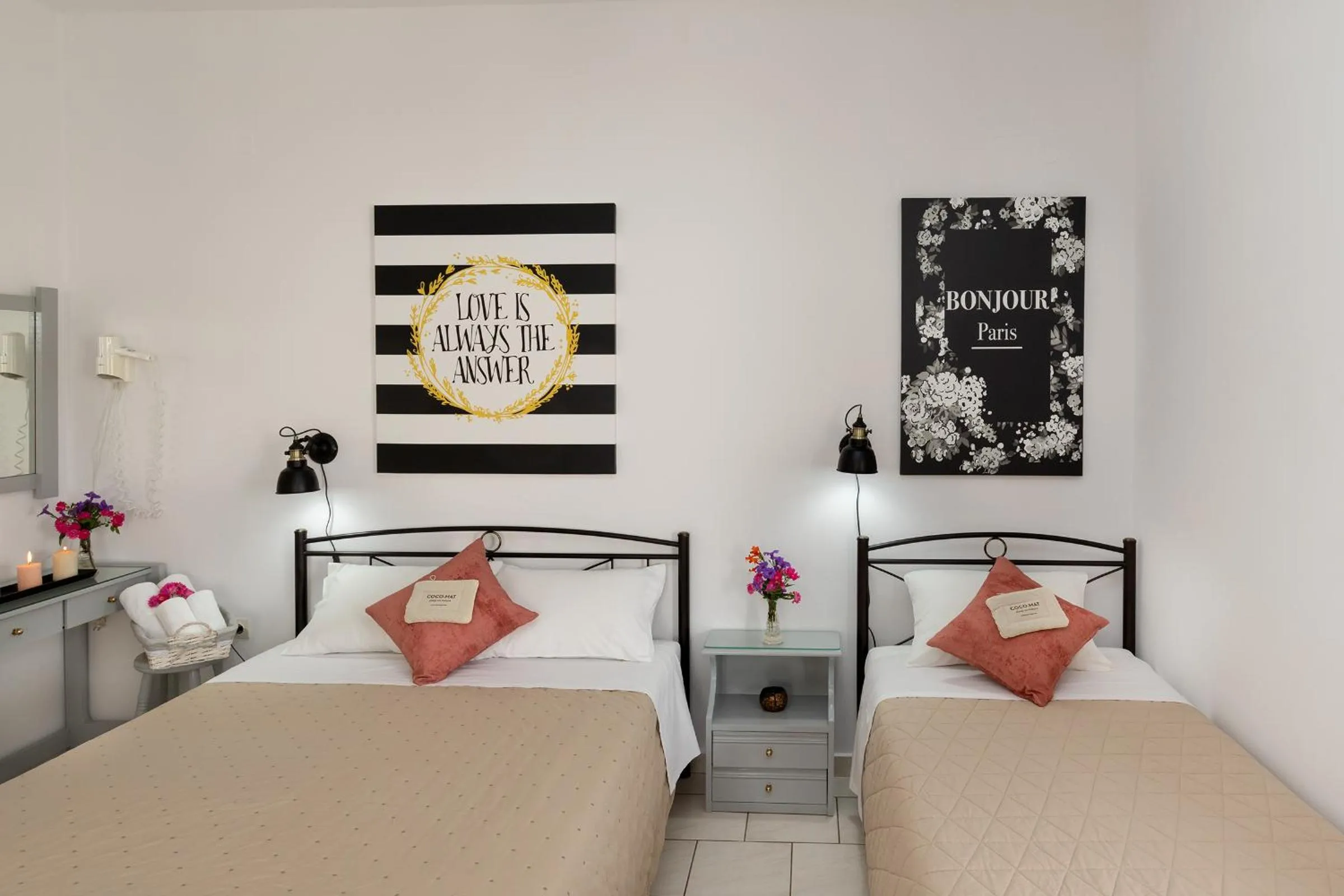 Bed in Letta's Apartments