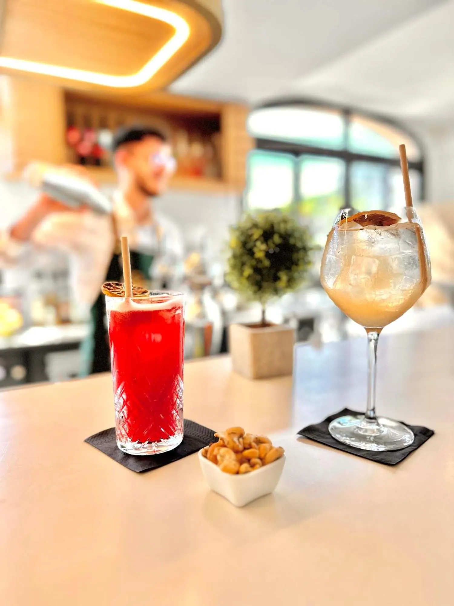 Lounge or bar in Hotel Brin d'Azur - Saint Tropez