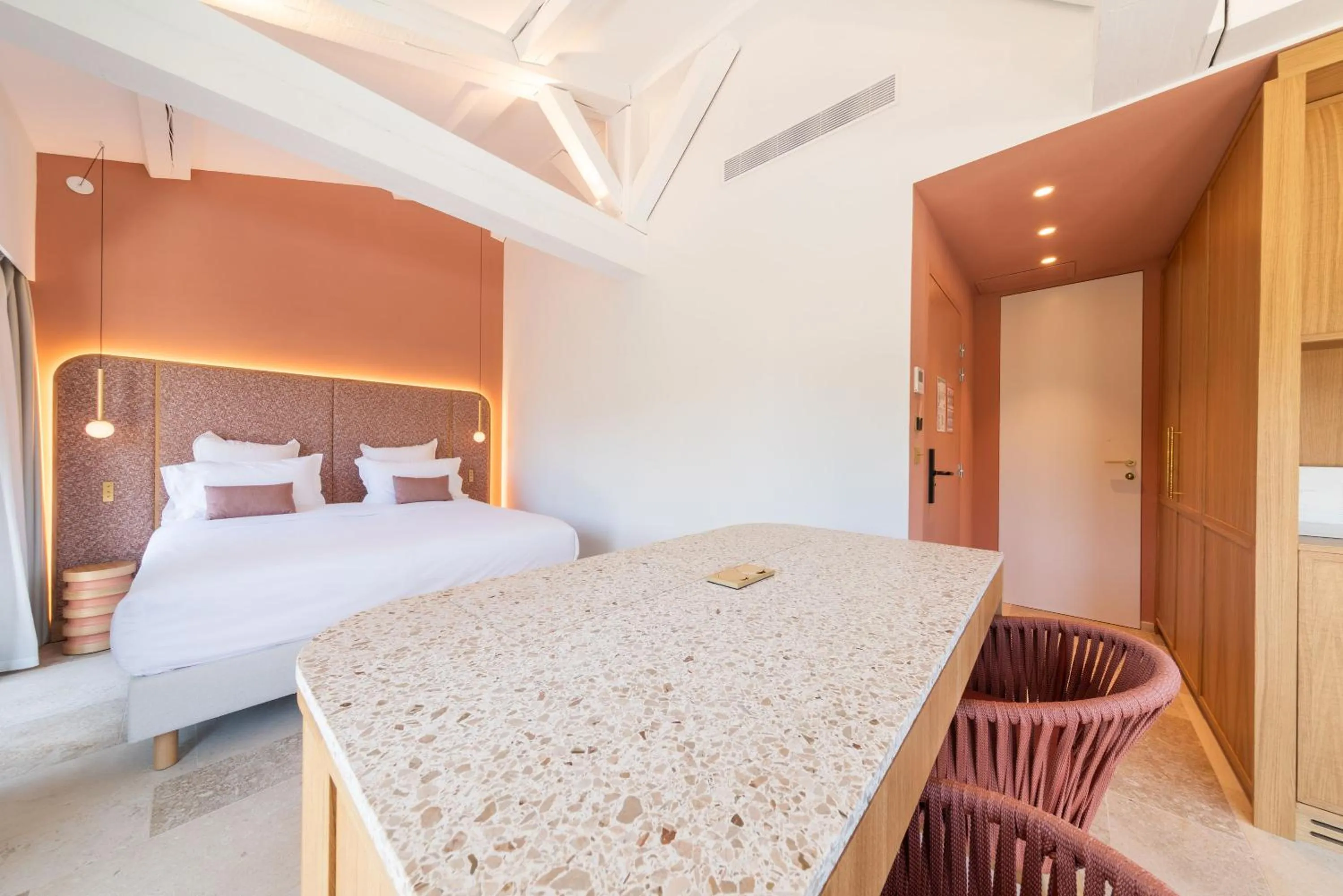 Photo of the whole room, Bed in Hotel Brin d'Azur - Saint Tropez