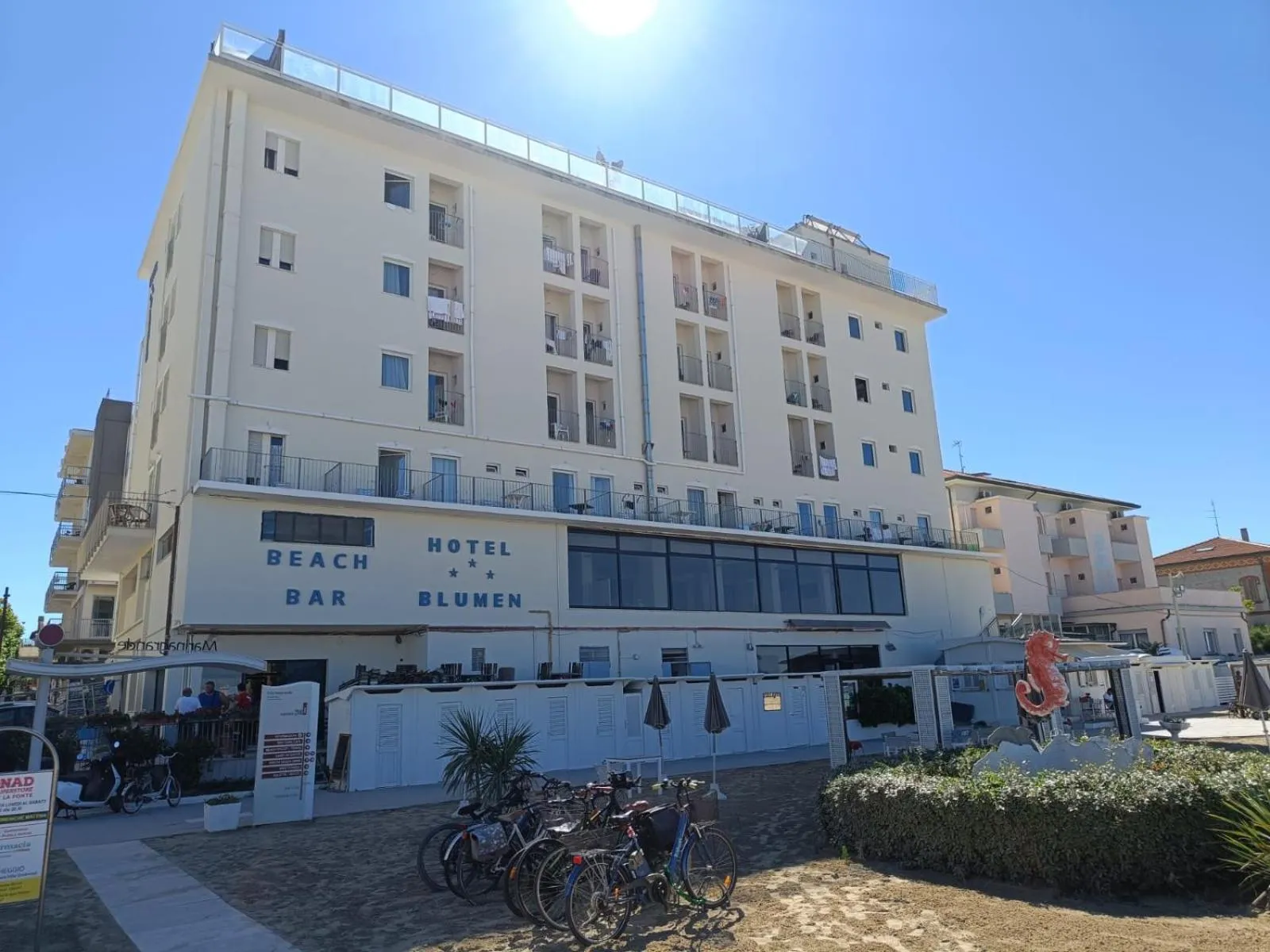 Property building in Hotel Blumen