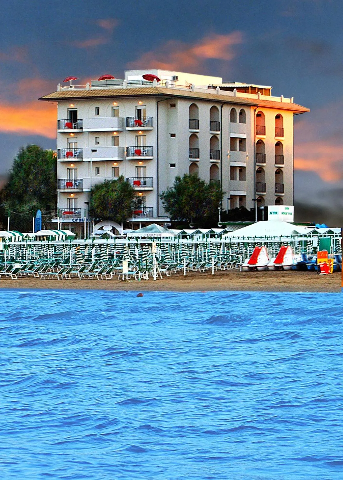 Property building in Hotel Ca' Bianca