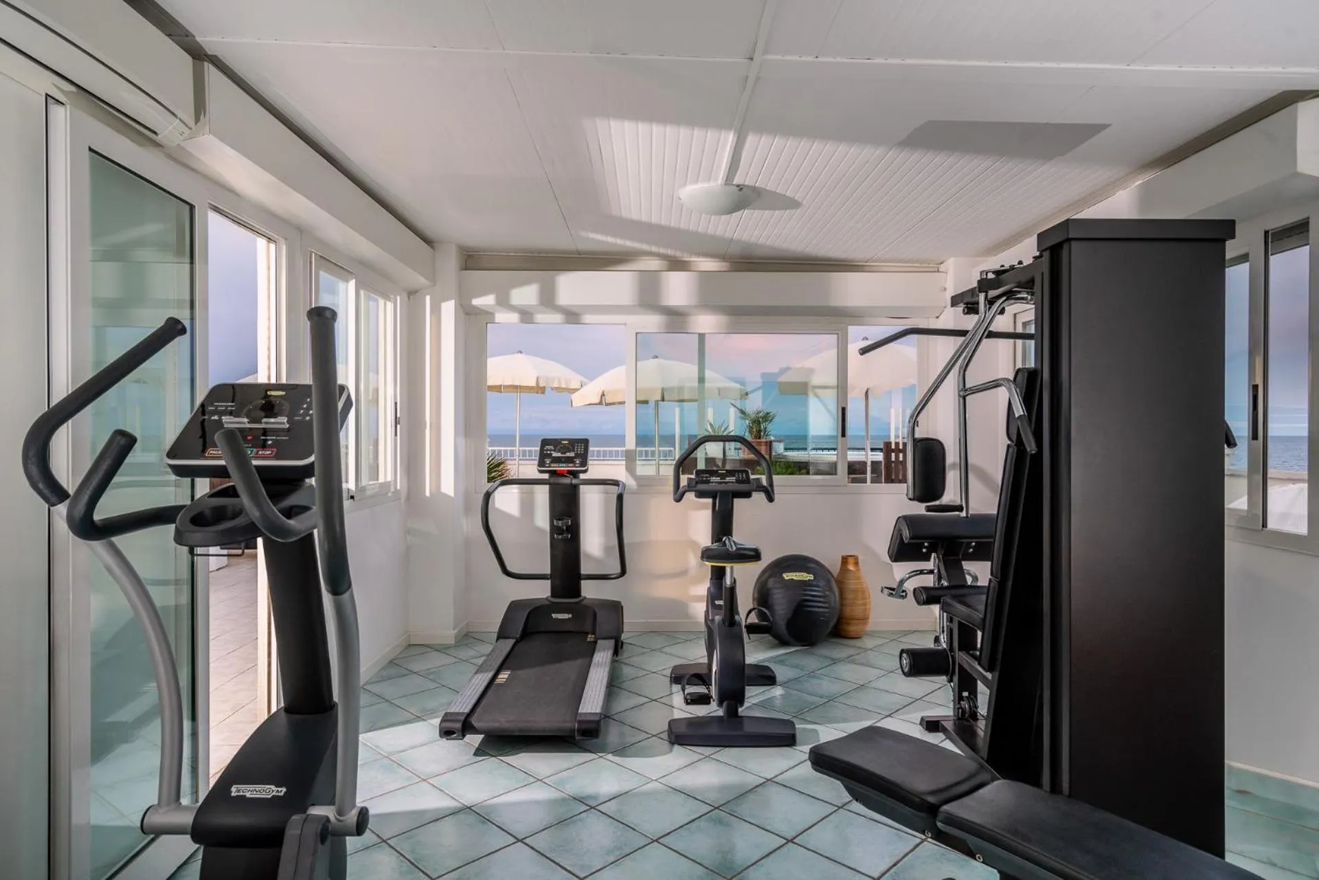 Fitness centre/facilities in Hotel Ca' Bianca