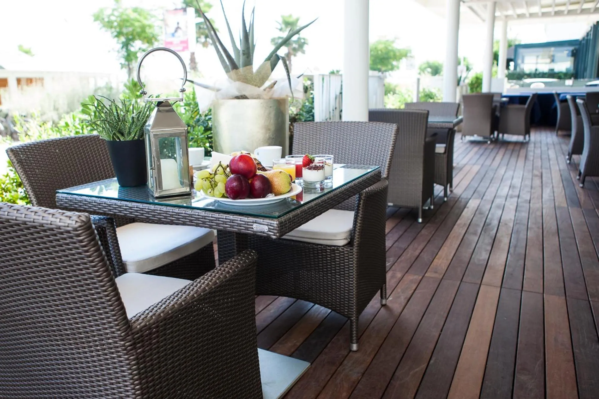 Patio in Hotel Ca' Bianca