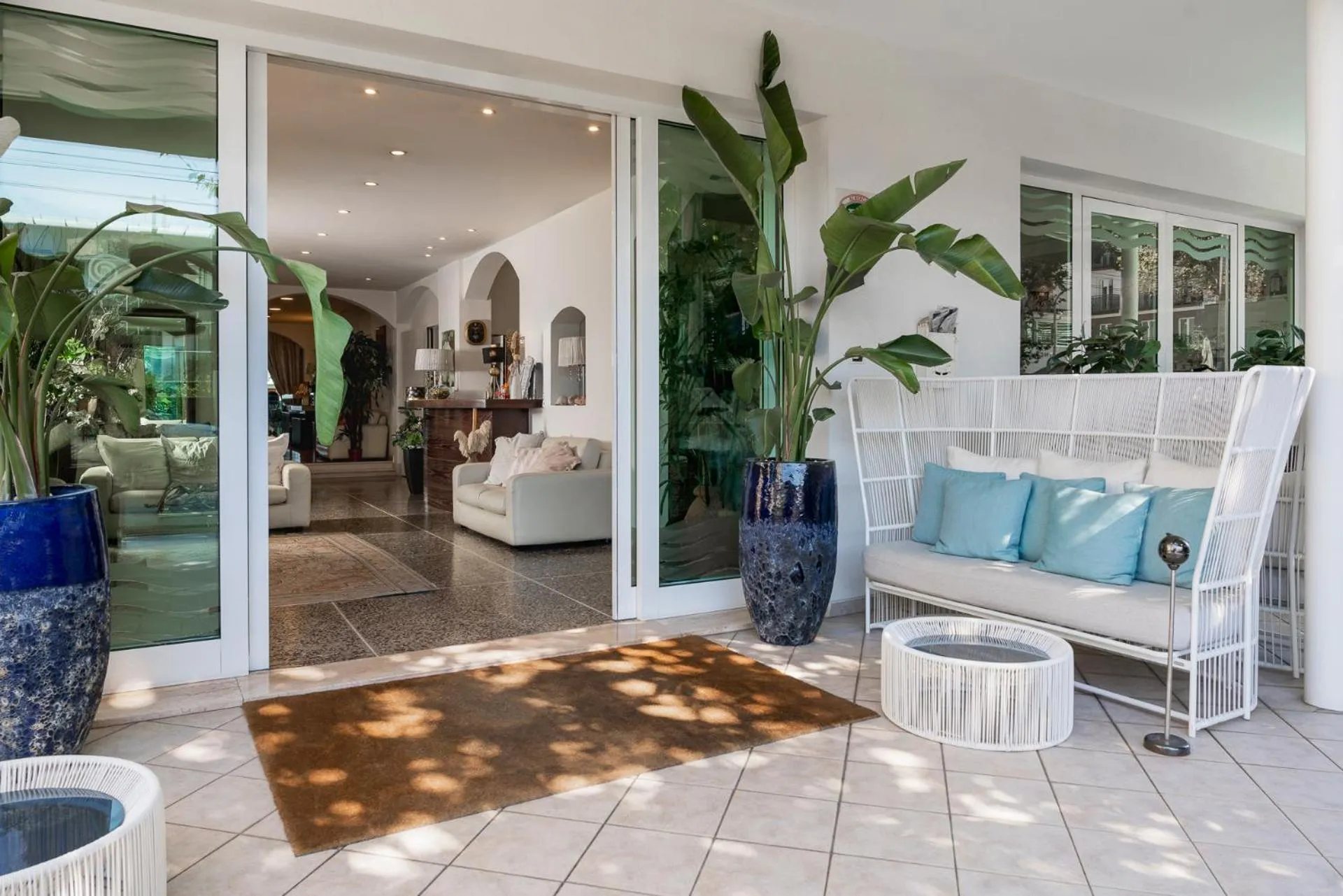 Patio in Hotel Ca' Bianca