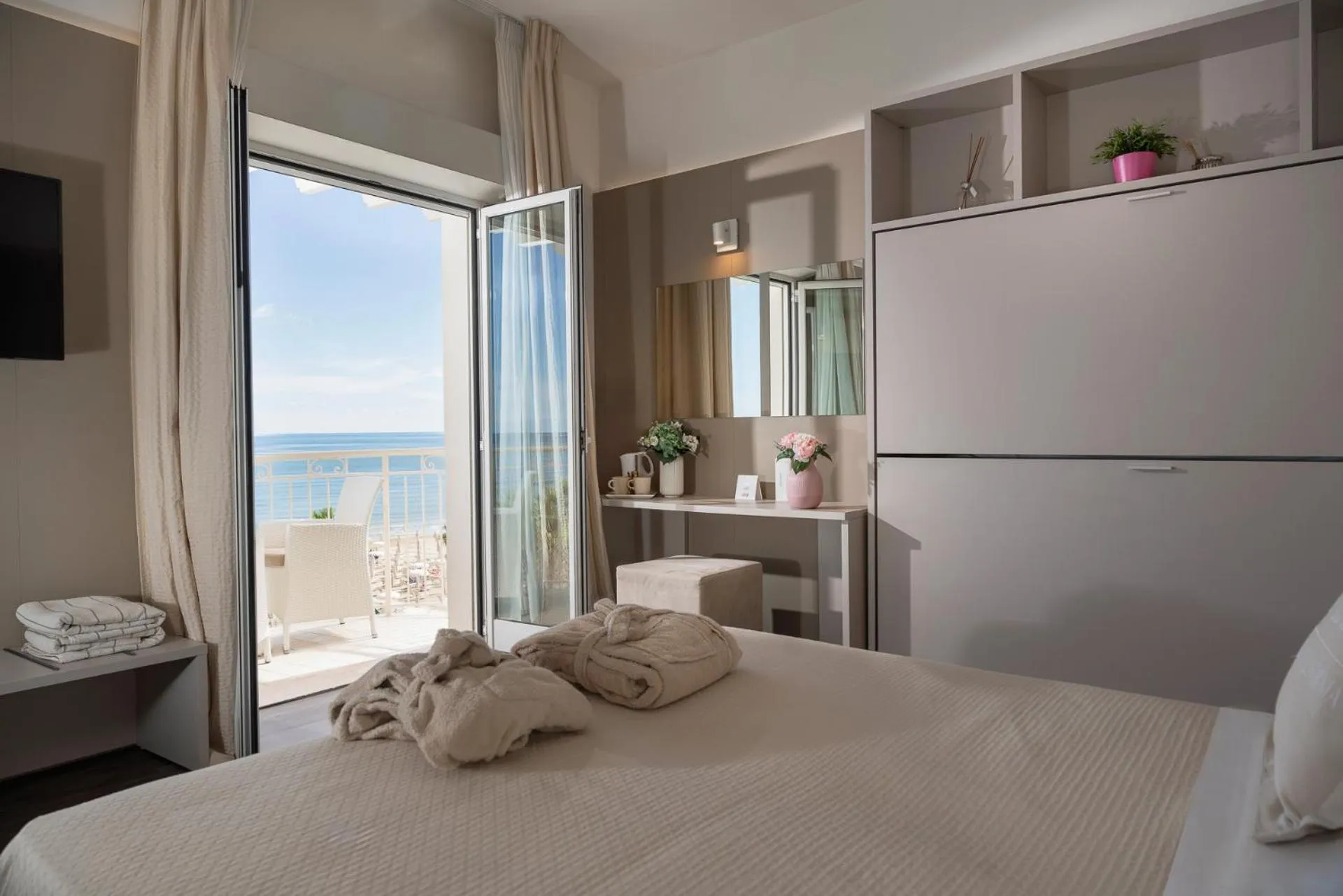 Bed in Hotel Ca' Bianca