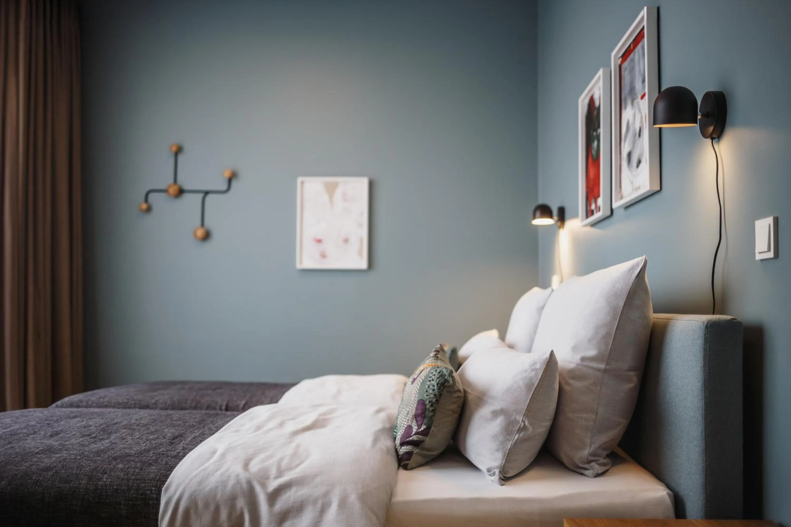 Bed in The Circus Apartments