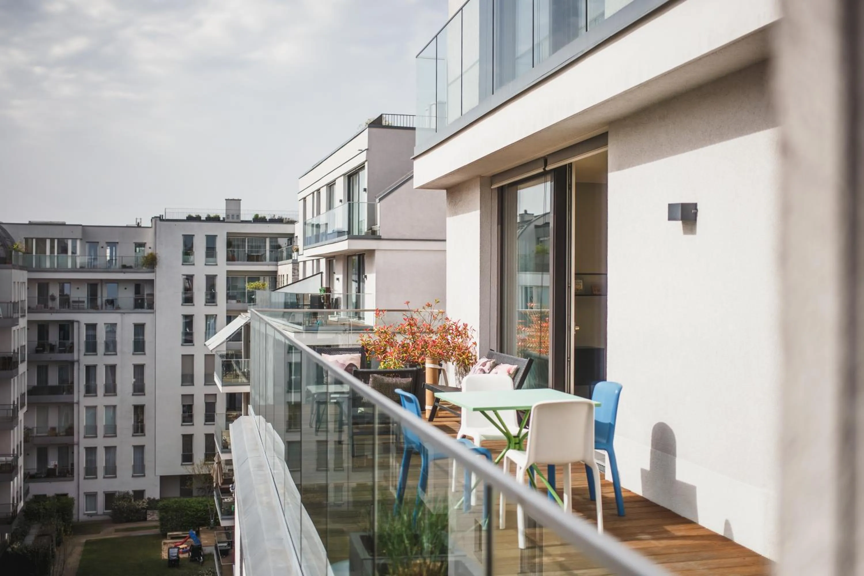 Balcony/Terrace in The Circus Apartments