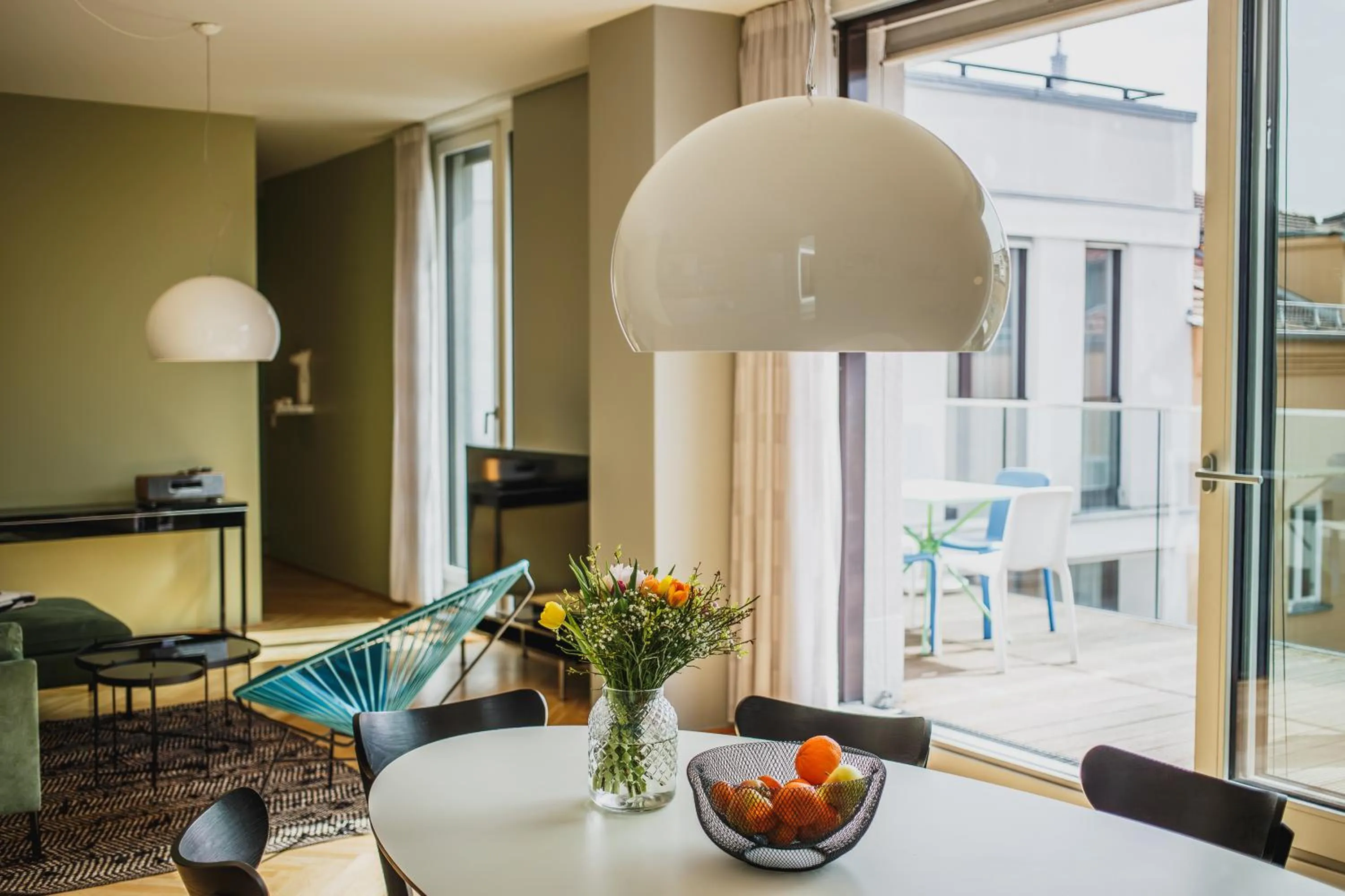 Balcony/Terrace in The Circus Apartments