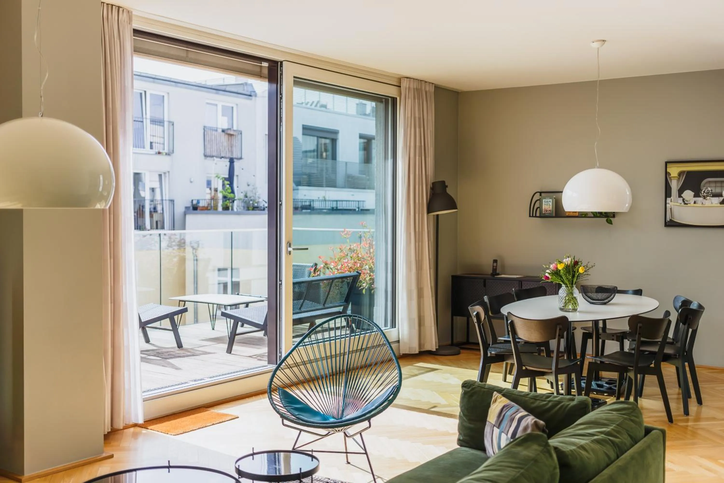 Balcony/Terrace in The Circus Apartments