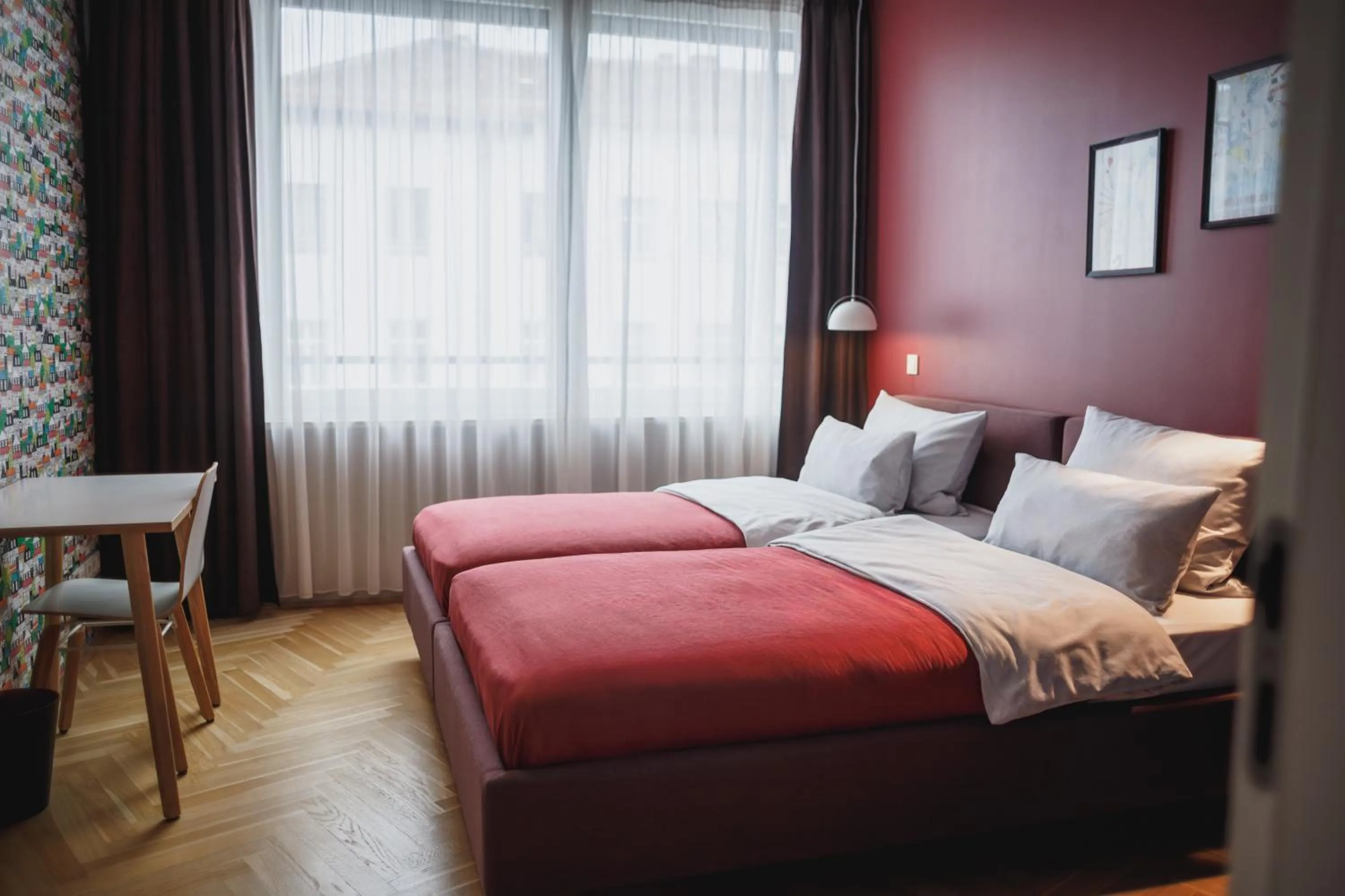 Bed in The Circus Apartments