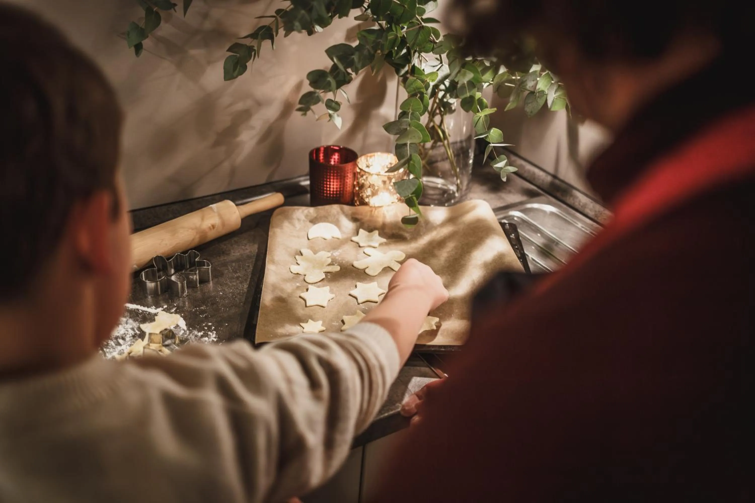 kitchen in The Circus Apartments
