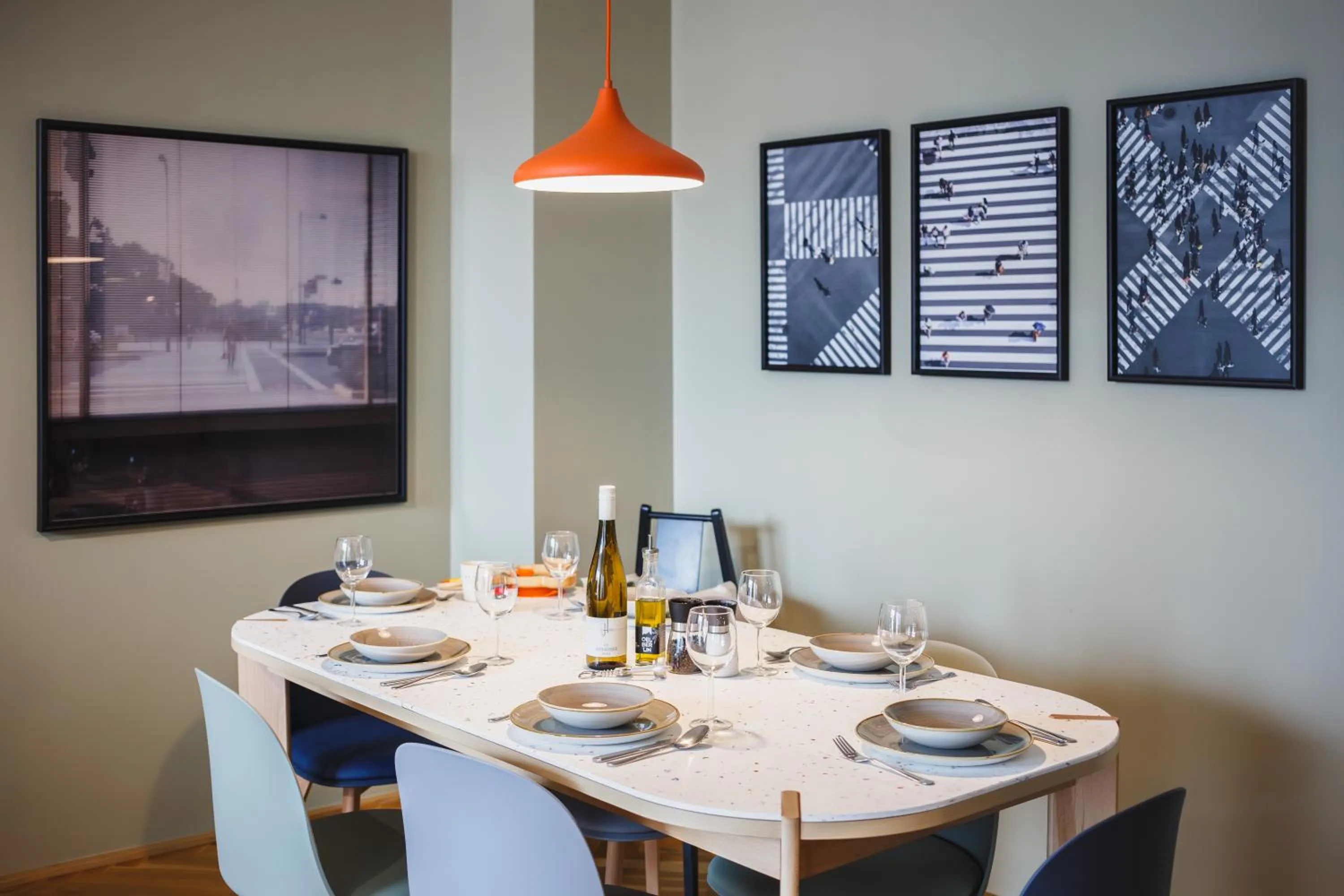 Decorative detail in The Circus Apartments