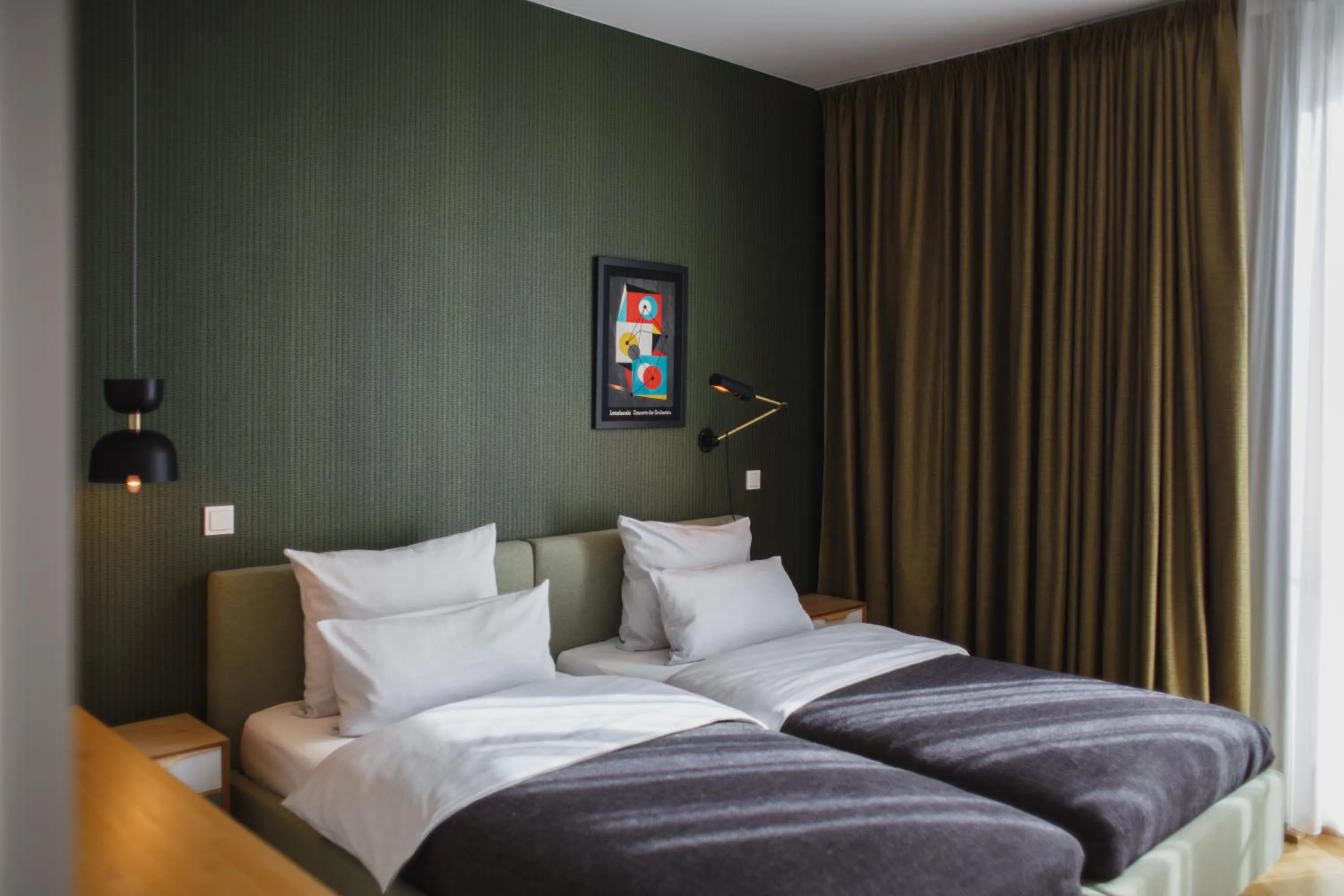 Bed in The Circus Apartments