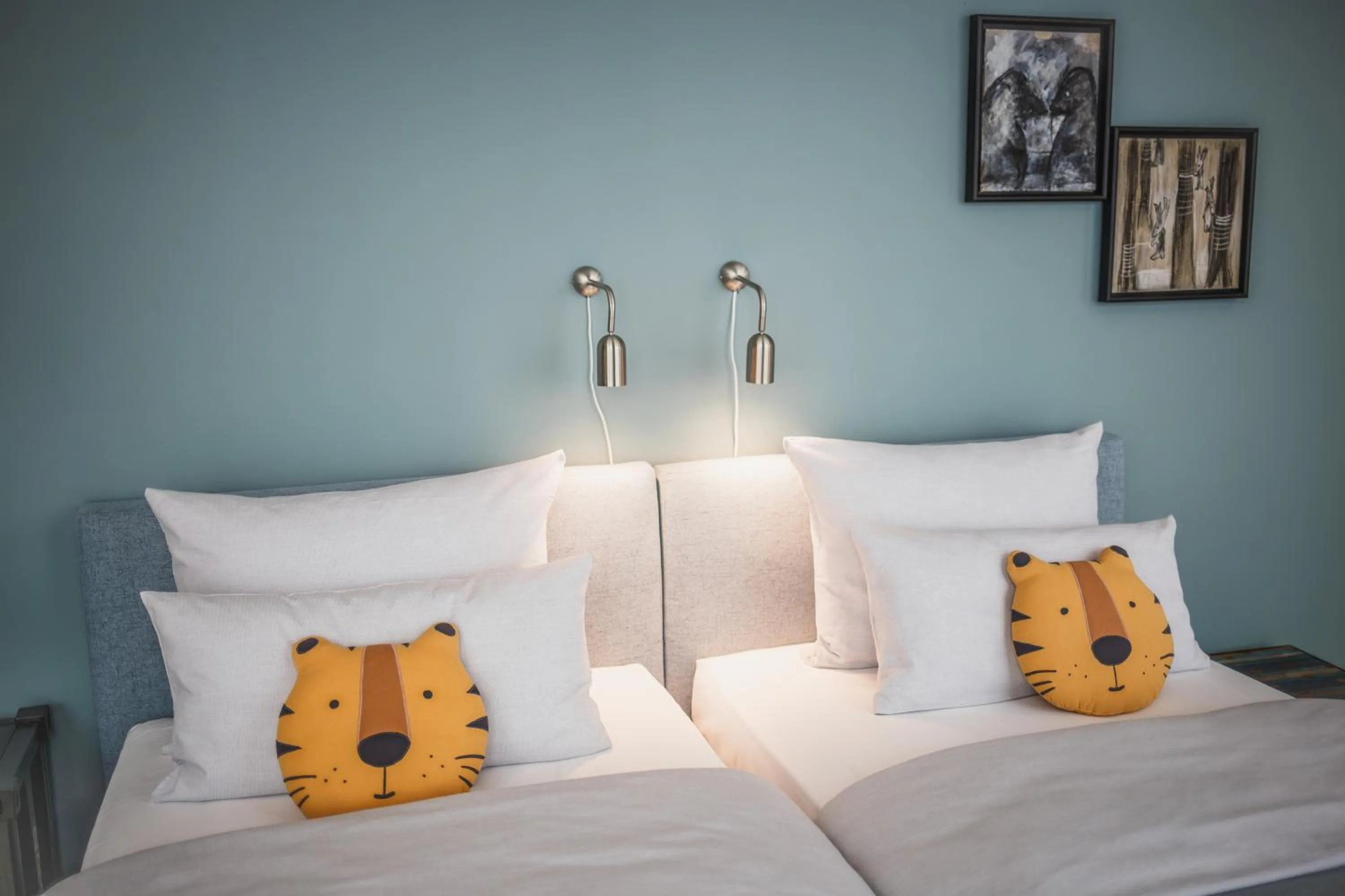 Bed in The Circus Apartments