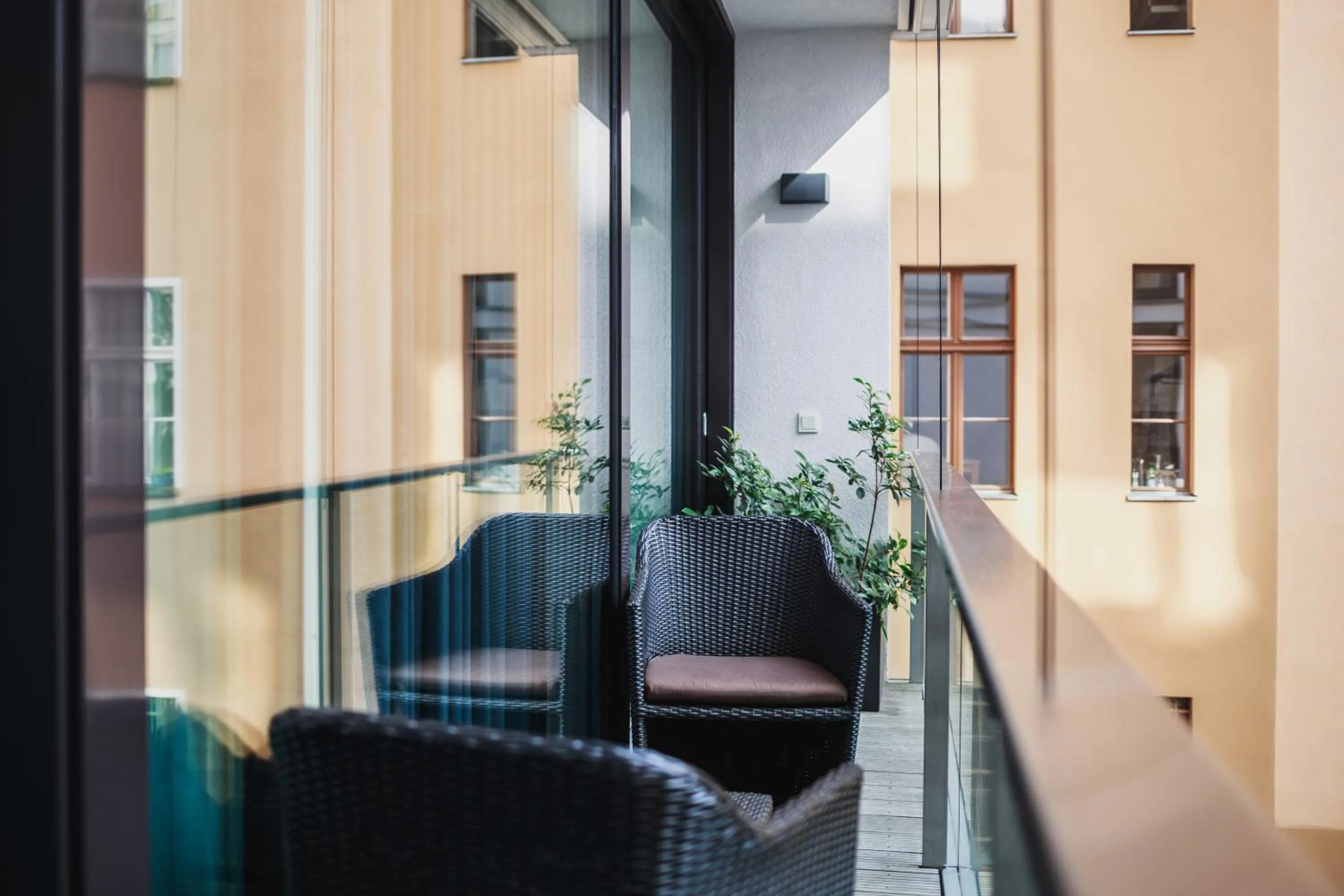 Balcony/Terrace in The Circus Apartments