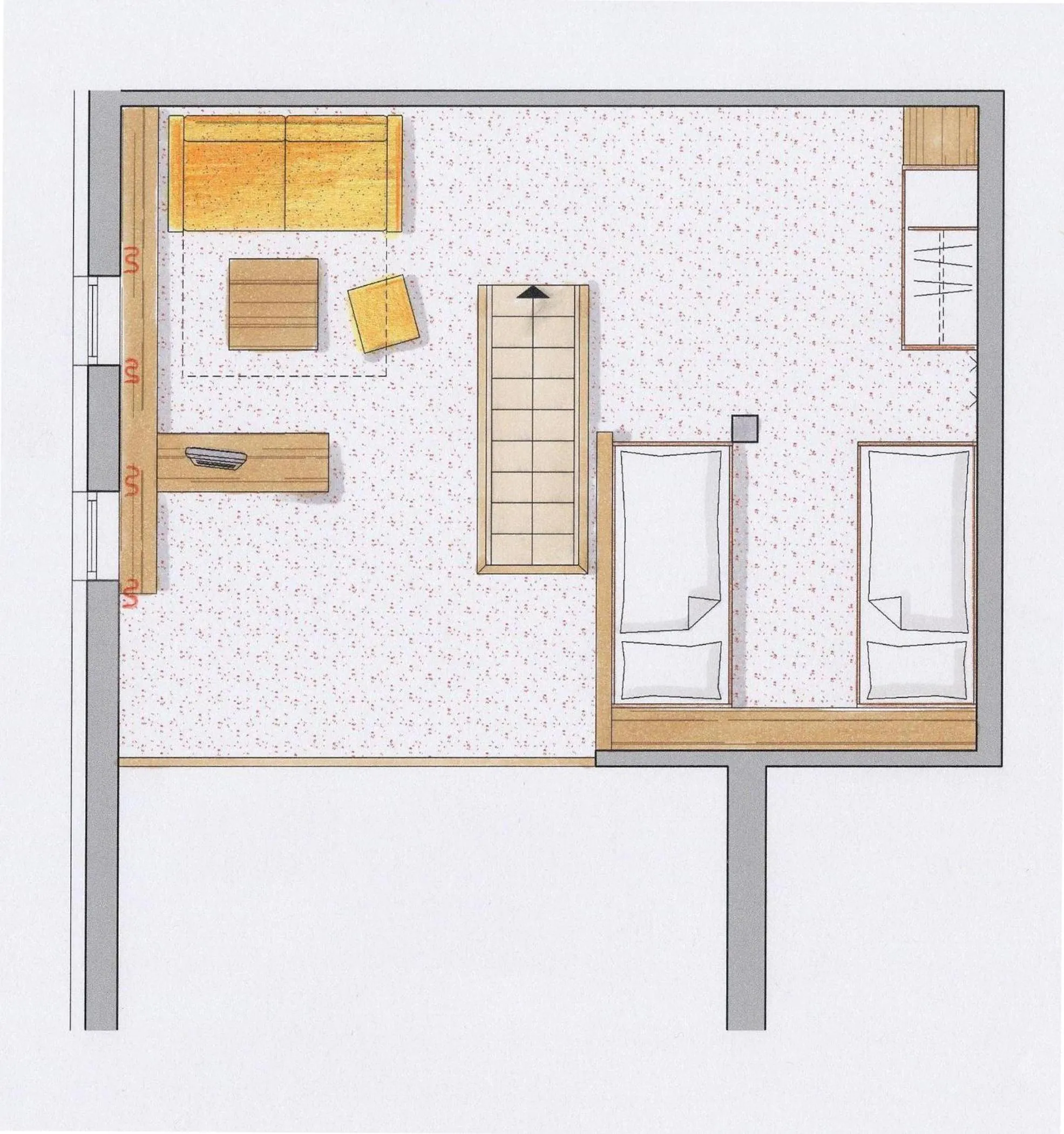 Floor plan in Rimlhof by A CASA