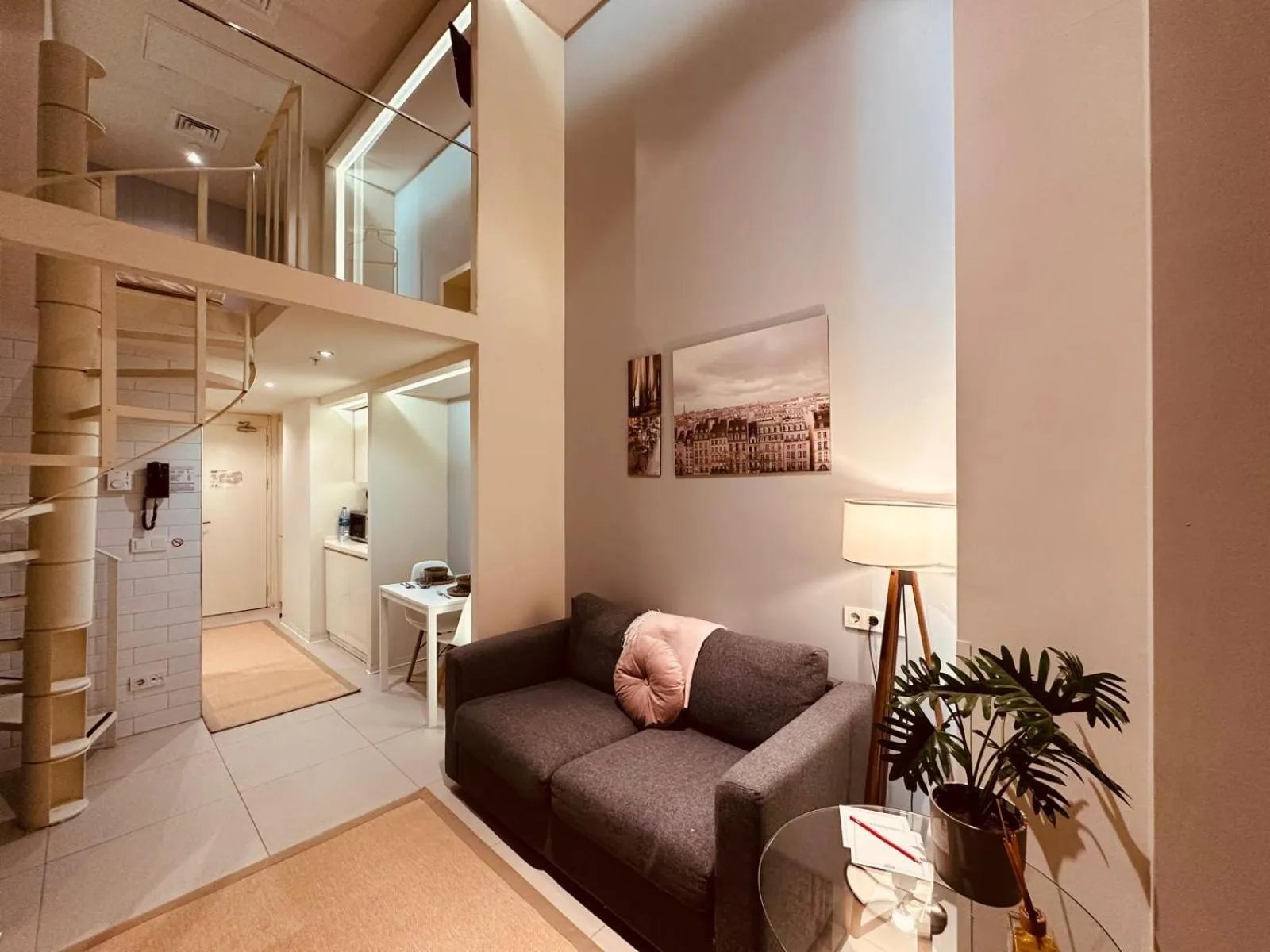 Living room in Ortakoy Aparts