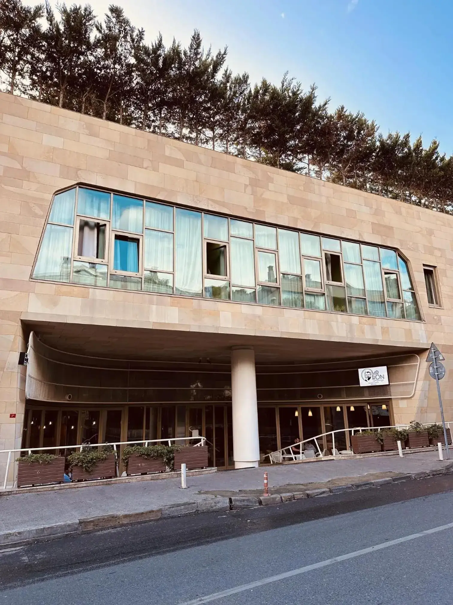 Property building in Ortakoy Aparts Property building in Ortakoy Aparts