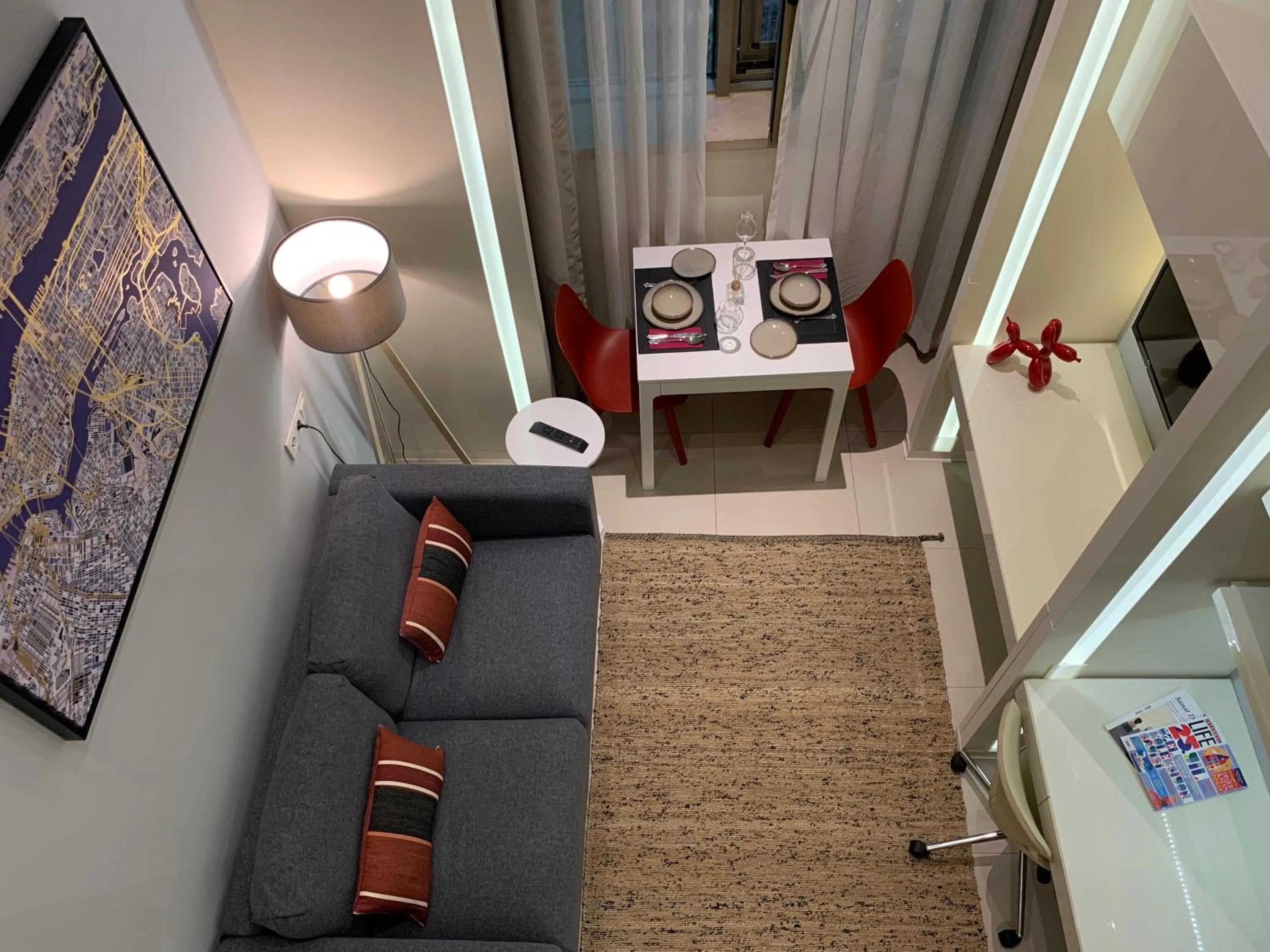 Living room in Ortakoy Aparts