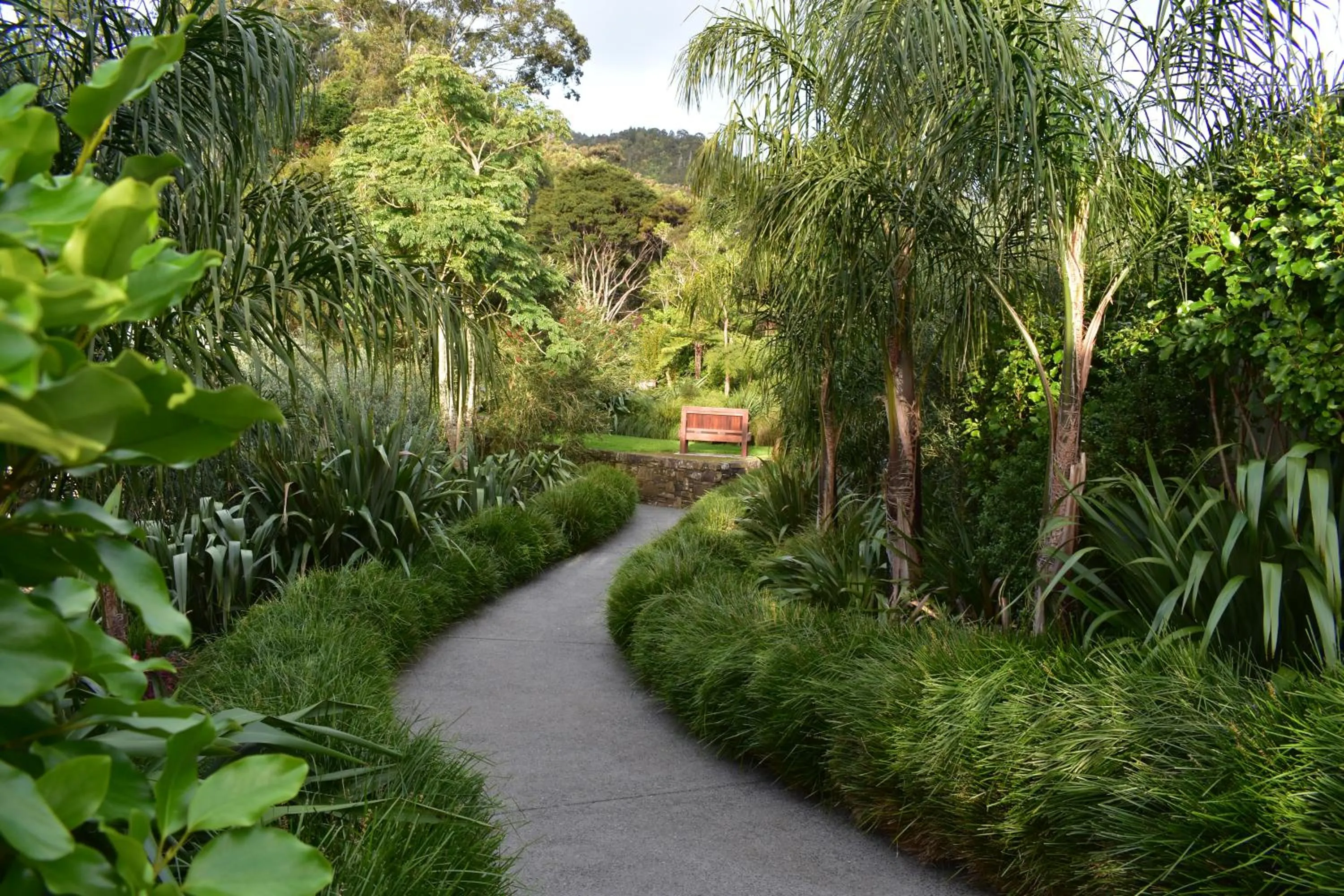 Garden in Atea Lodge