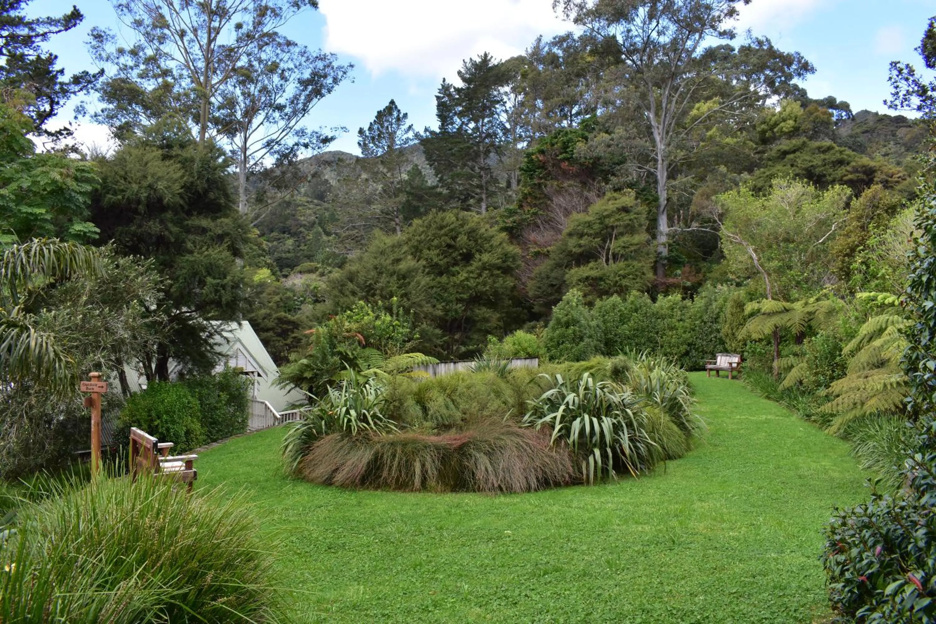 Garden view in Atea Lodge
