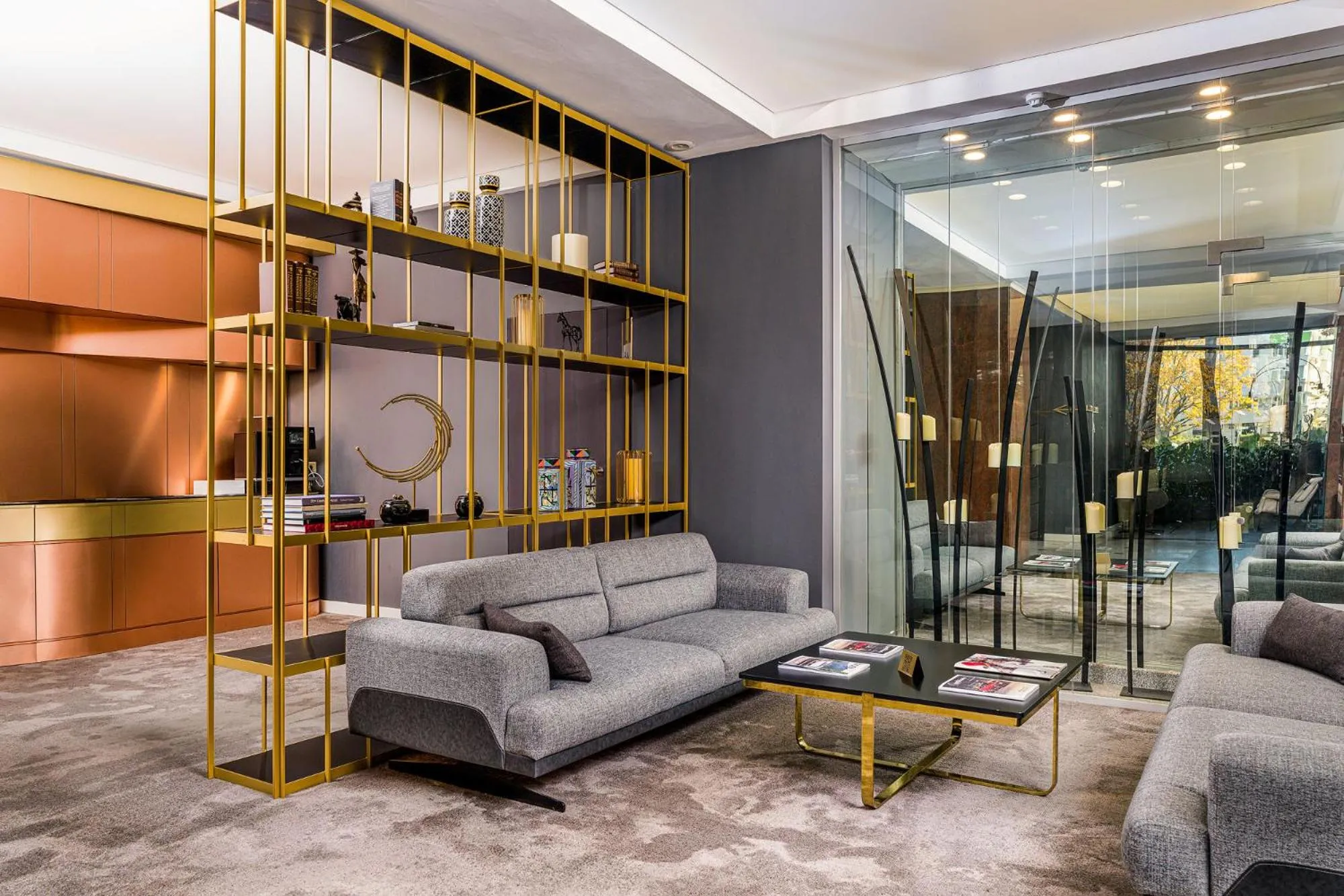 Lobby or reception in Crystal Palace Hotel