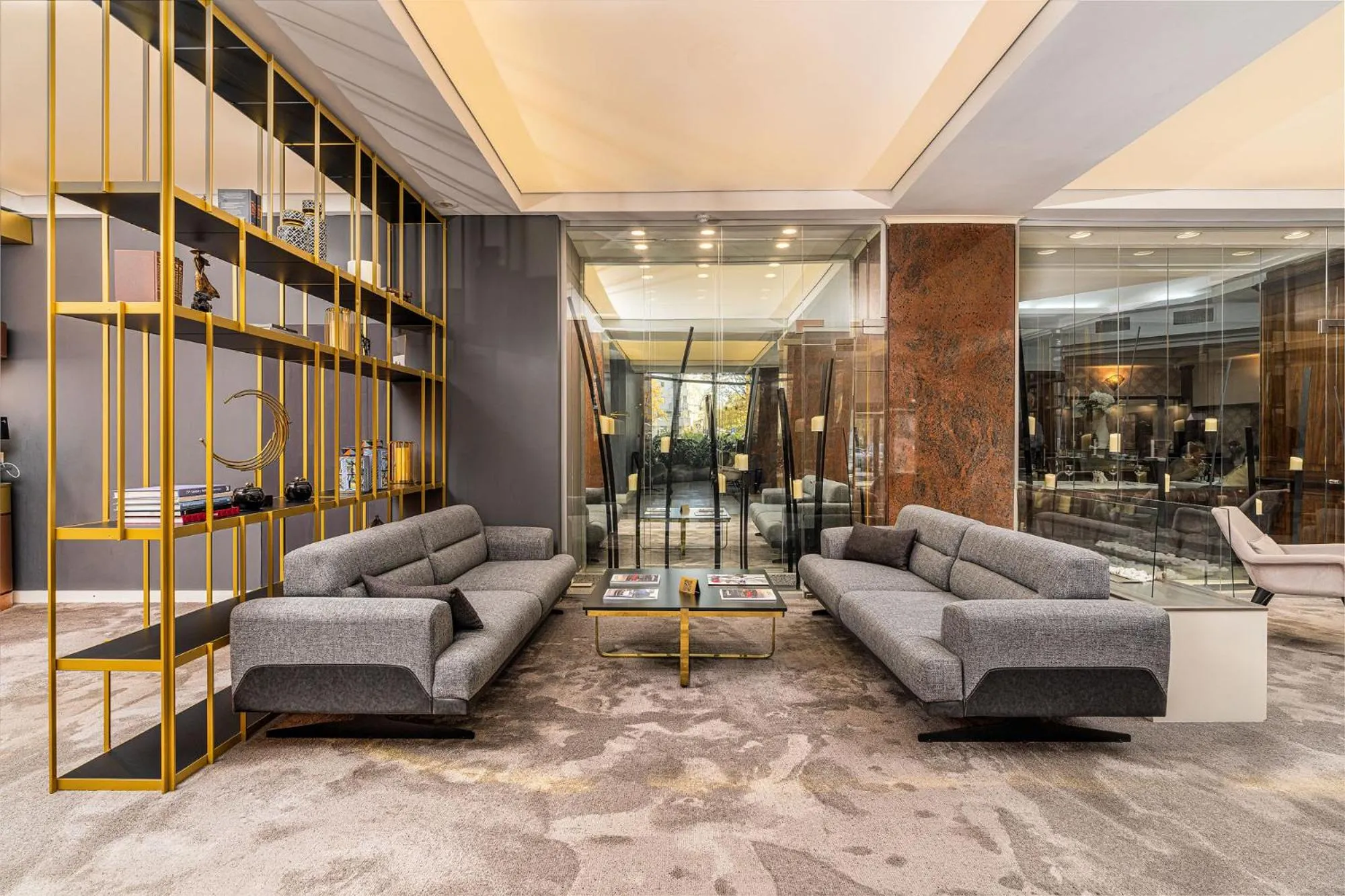 Lobby or reception in Crystal Palace Hotel