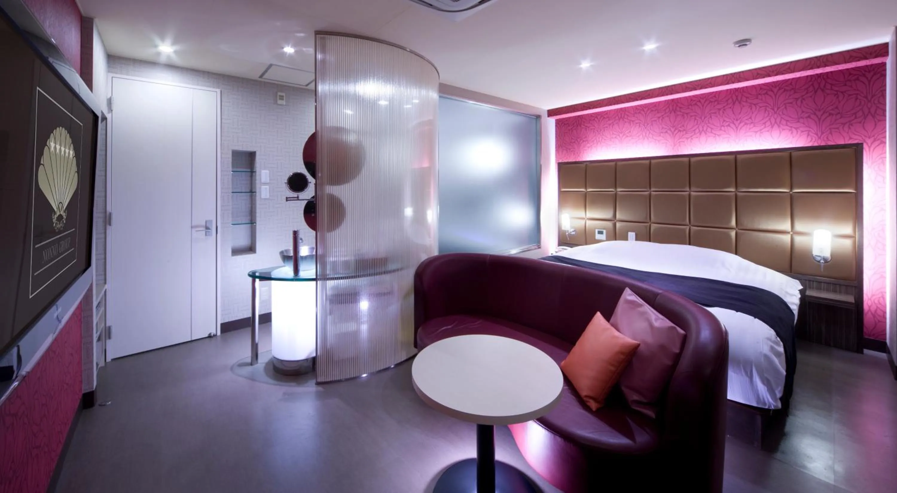 Bed in Hotel Glow Yokkaichi (Adult Only)