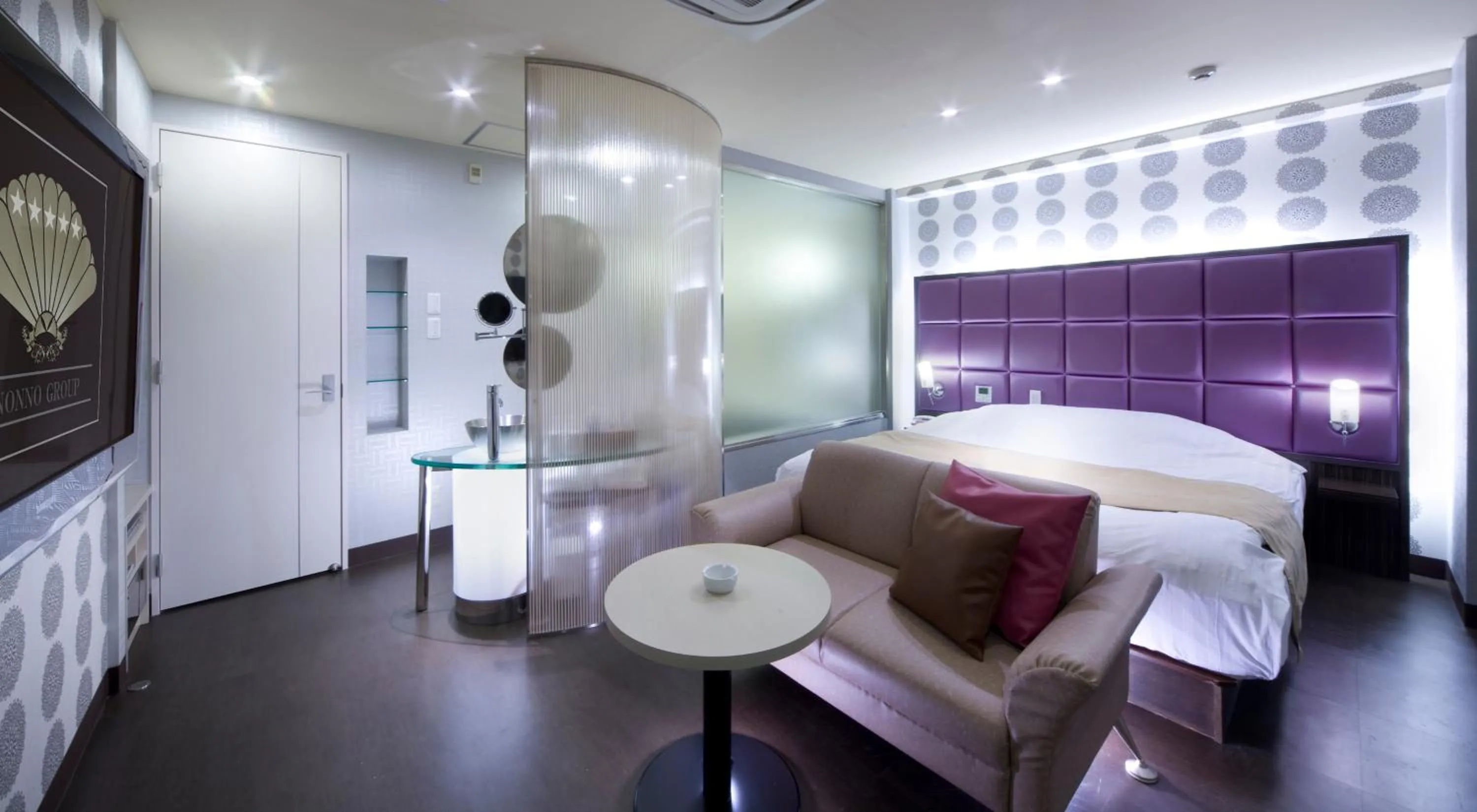 Bed in Hotel Glow Yokkaichi (Adult Only)